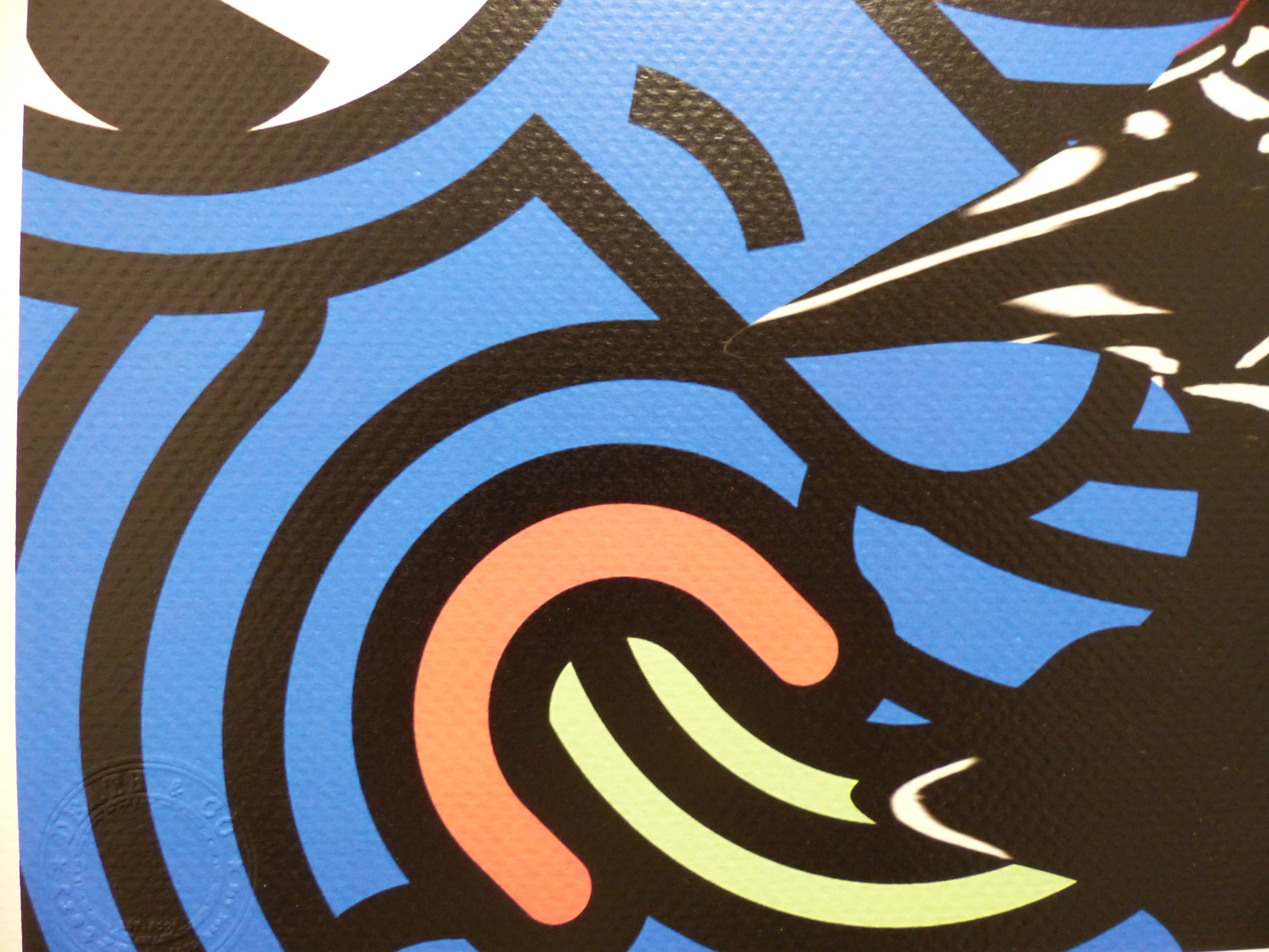 DEATH NYC fertig gerahmte Lithografie ltd. Edit. of 100 "Catwoman Keith Haring" 3D Siegel und COA