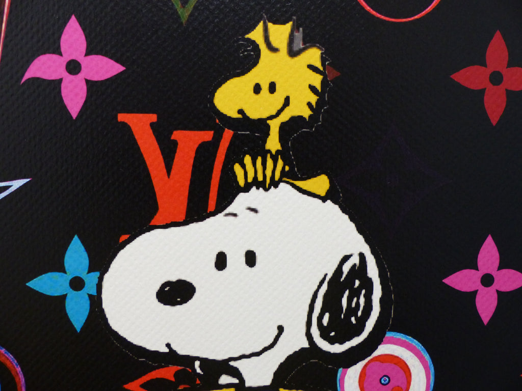 DEATH NYC fertig gerahmte Lithografie limit. Edit. of 100 "Snoopy pumpkin" 3D Siegel und COA