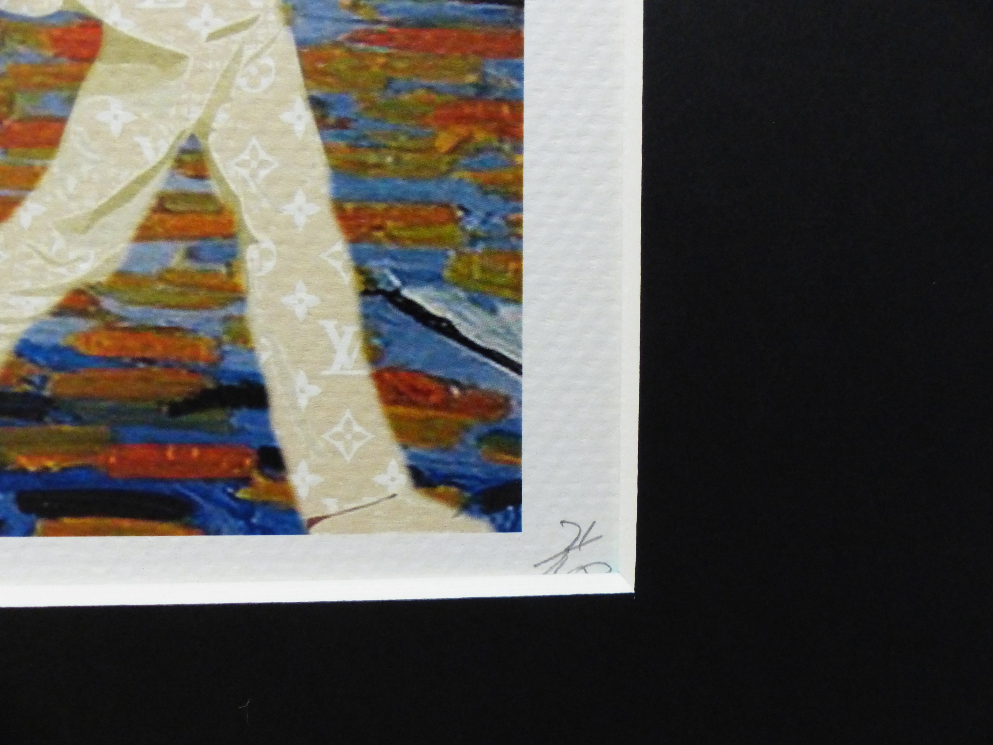 DEATH NYC fertig gerahmte Lithografie ltd Edit of 100 "Beatles Abbey Road, van Gogh " 3D Siegel COA