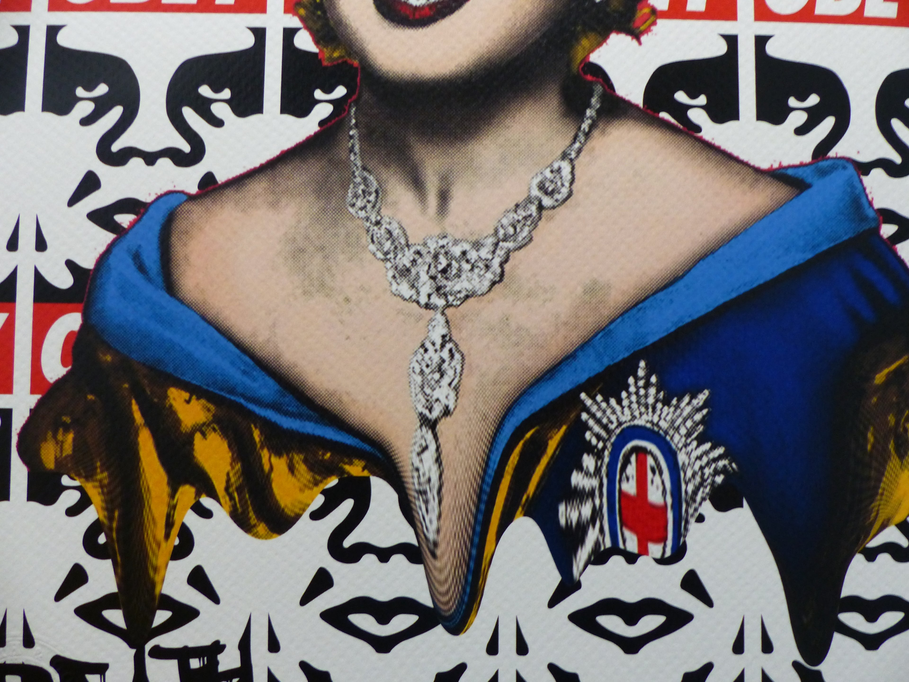 DEATH NYC fertig gerahmte Lithografie ltd. of 100 "Queen Marilyn Monroe" 3D Siegel u COA