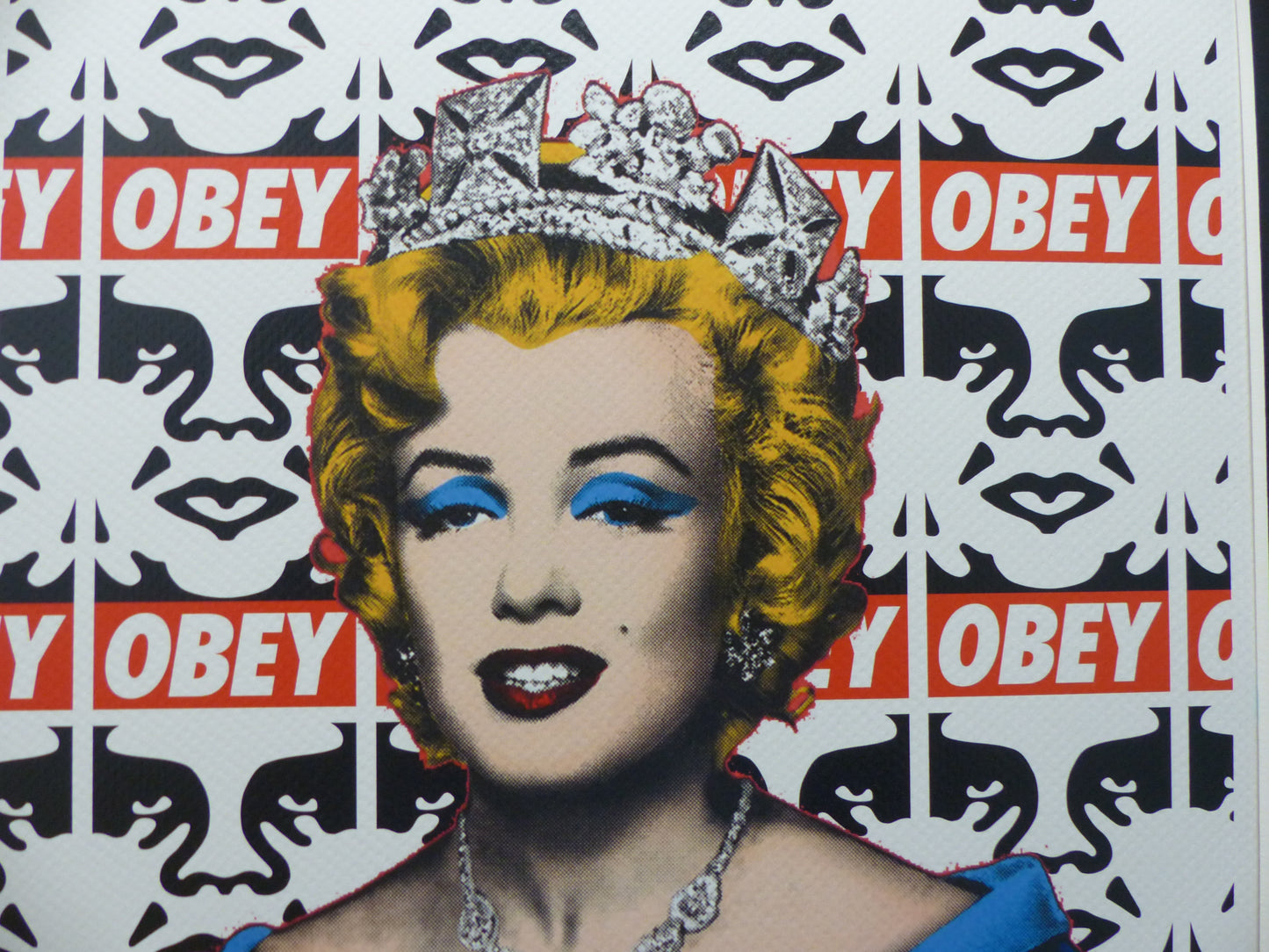 DEATH NYC fertig gerahmte Lithografie ltd. of 100 "Queen Marilyn Monroe" 3D Siegel u COA