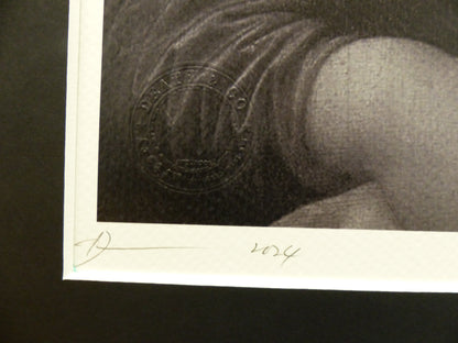 DEATH NYC fertig gerahmte Lithografie ltd  Edition of 100 "Mona Lisa " 3D Siegel u COA