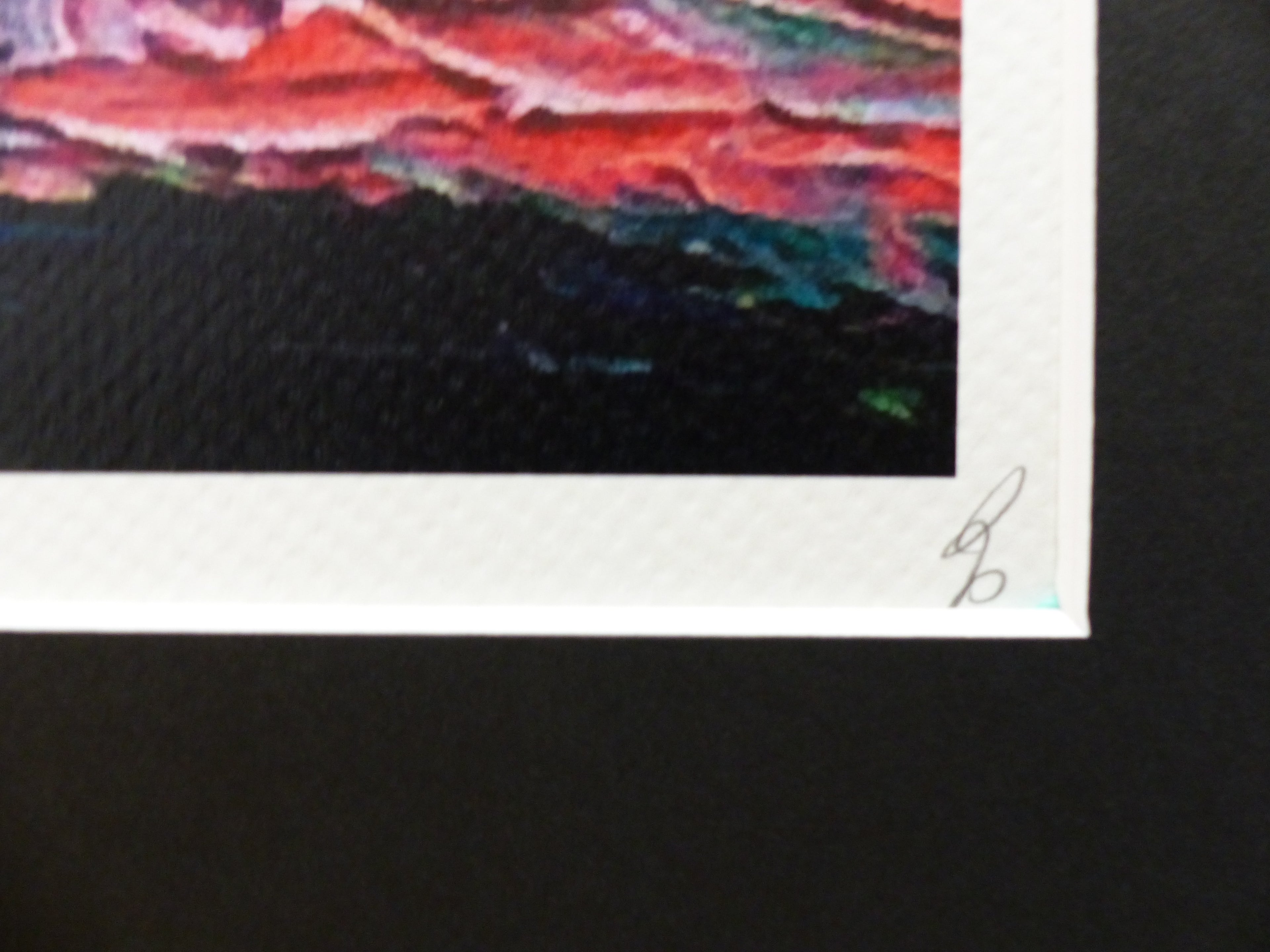 DEATH NYC fertig gerahmte Lithografie ltd. "Snoopy Woodstock chilling" 3D Siegel COA