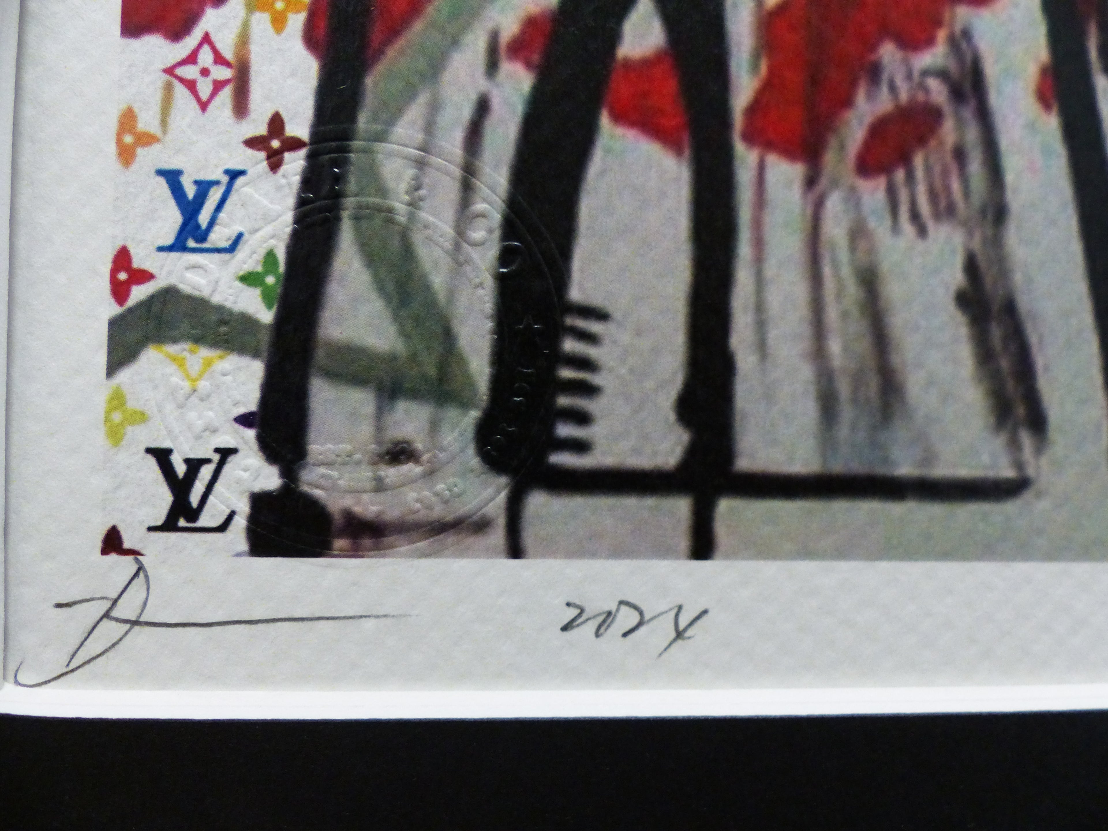 DEATH NYC fertig gerahmt Lithografie ltd. Edit. of 100 "MICKEY MOUSE Coca-Cola" 3D Siegel u COA