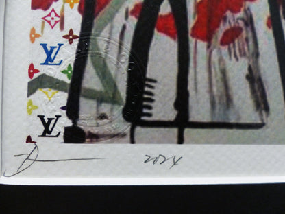 DEATH NYC fertig gerahmt Lithografie ltd. Edit. of 100 "MICKEY MOUSE Coca-Cola" 3D Siegel u COA