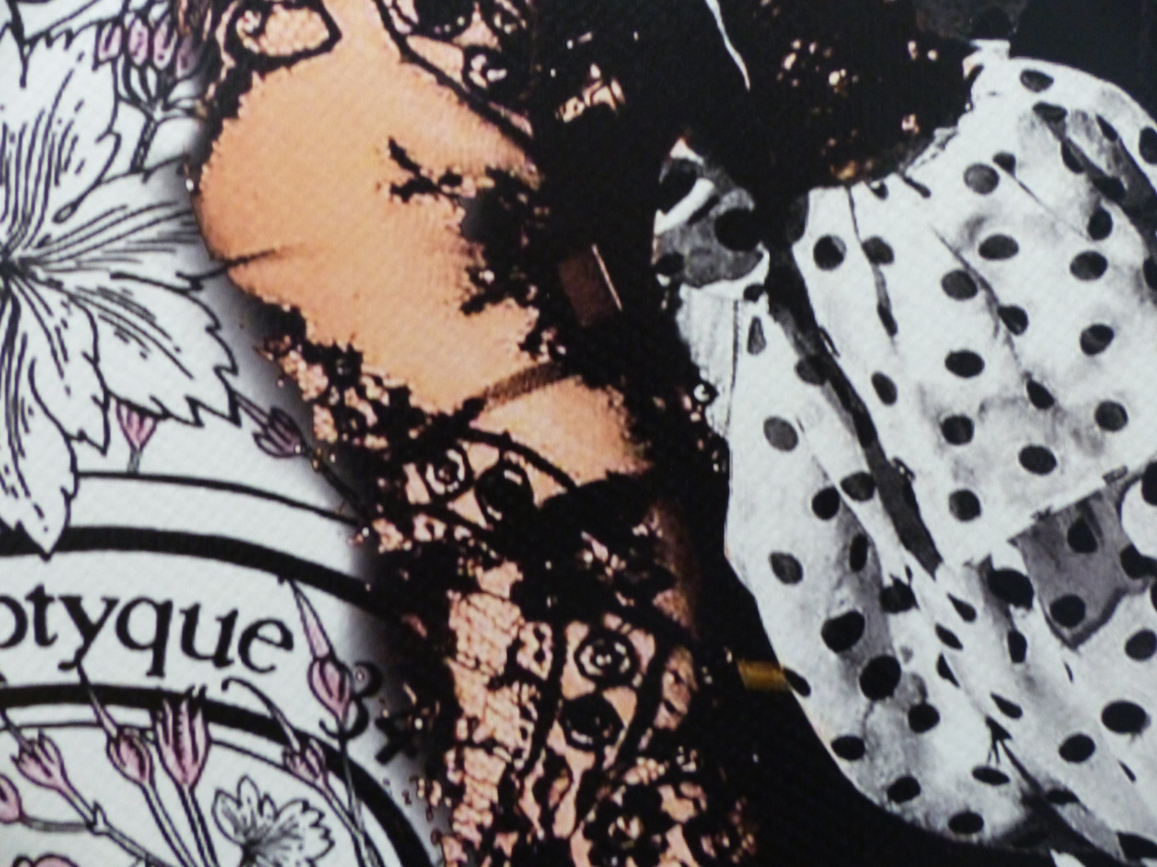 DEATH NYC fertig gerahmte Lithografie ltd. Edition of 100 "Madonna" 3D Siegel COA