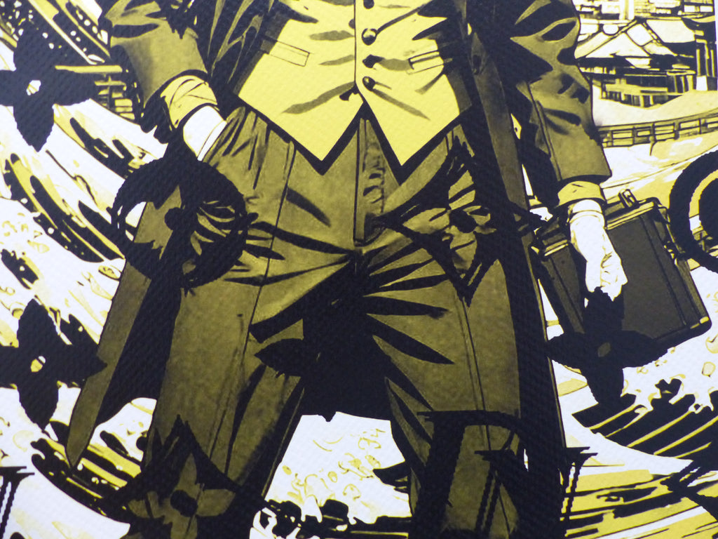 DEATH NYC fertig gerahmte Lithografie ltd. Edition of 100, "JOKER" 3D Siegel and COA