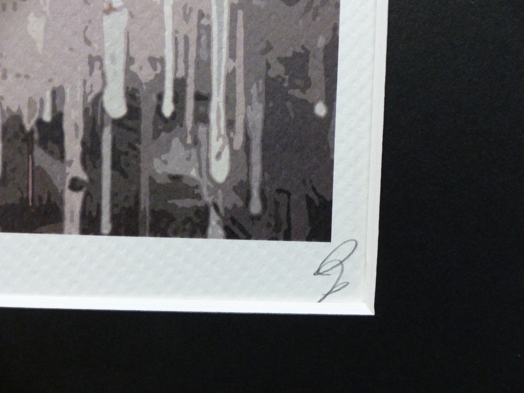 DEATH NYC fertig gerahmte Lithografie ltd Edition of 100"Mickey Mouse with balloons" 3D Siegel u COA