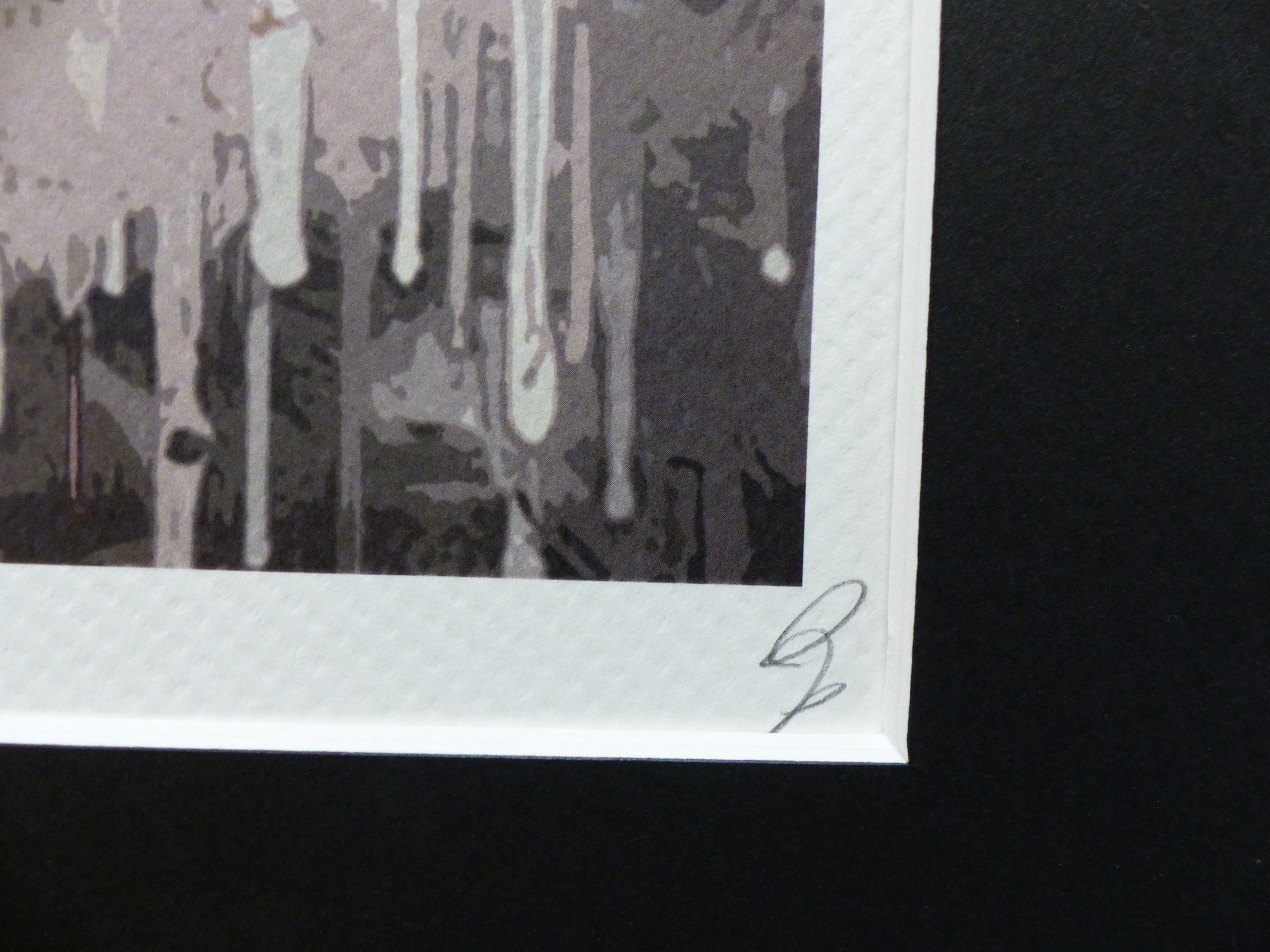 DEATH NYC fertig gerahmte Lithografie ltd Edition of 100"Mickey Mouse with balloons" 3D Siegel u COA