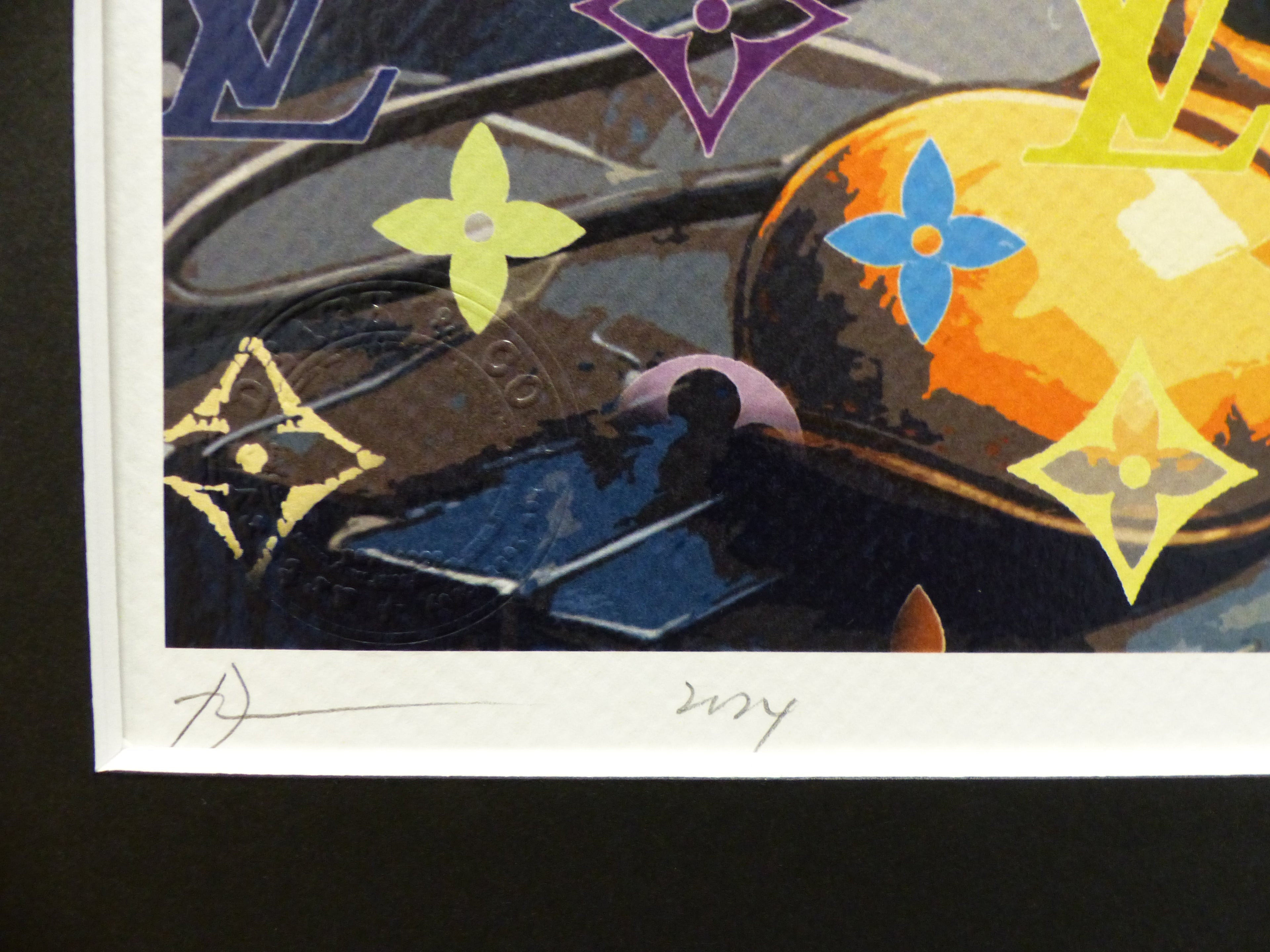 DEATH NYC fertig gerahmte Lithografie ltd. Edit. of 100 "Star Wars Mickey" 3D Siegel COA