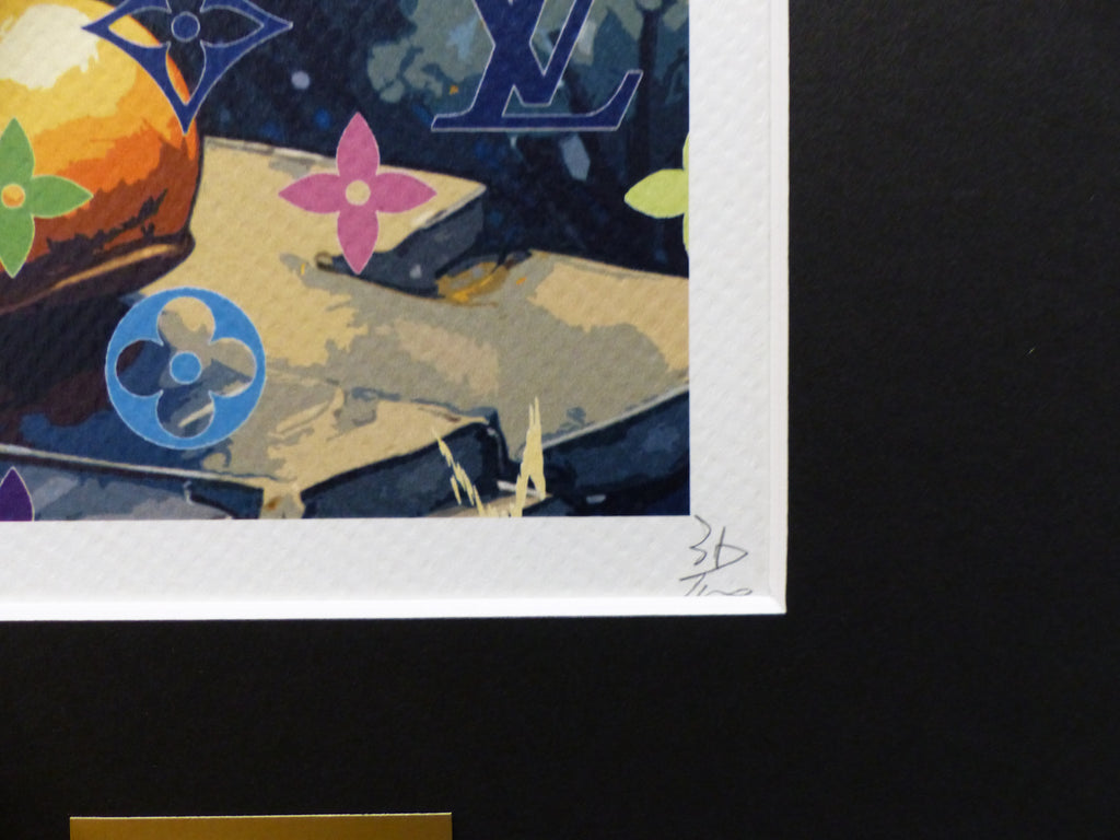 DEATH NYC fertig gerahmte Lithografie ltd. Edit. of 100 "Star Wars Mickey" 3D Siegel COA
