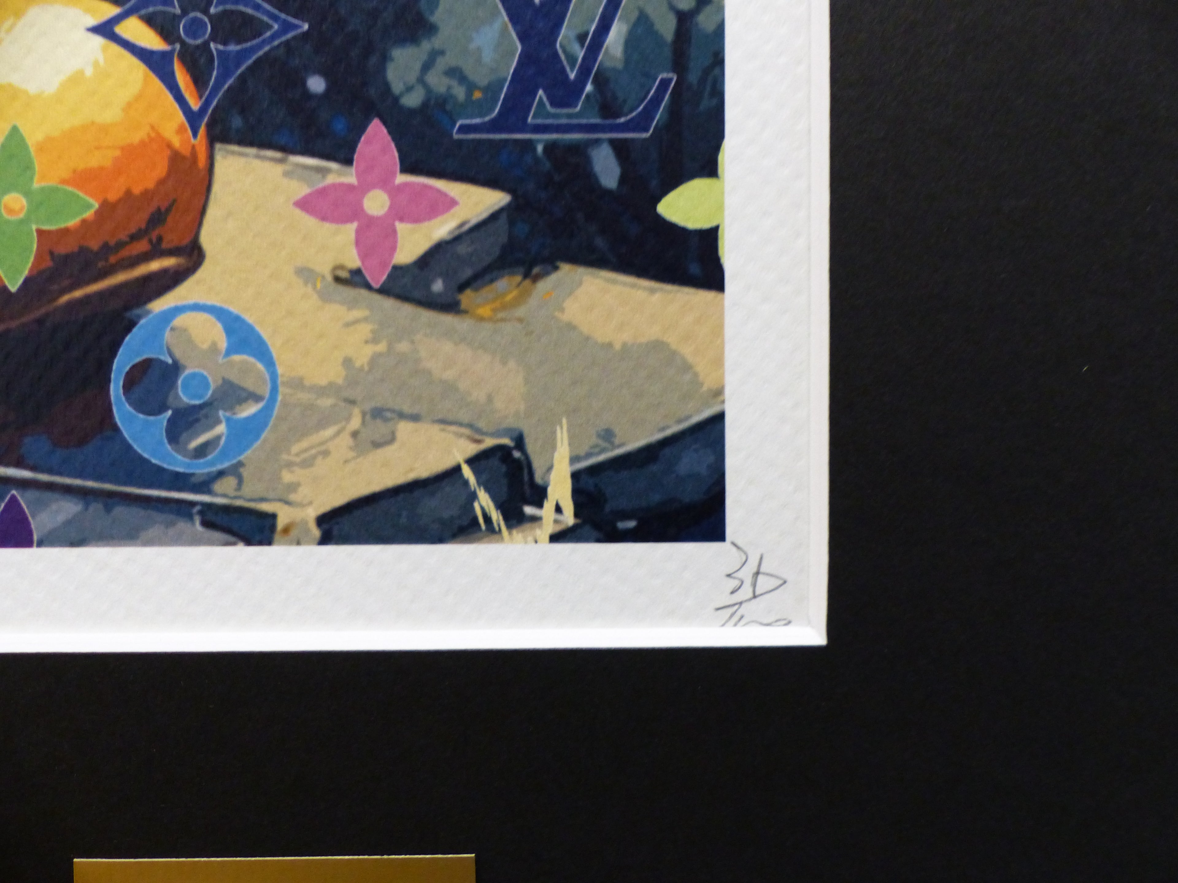 DEATH NYC fertig gerahmte Lithografie ltd. Edit. of 100 "Star Wars Mickey" 3D Siegel COA
