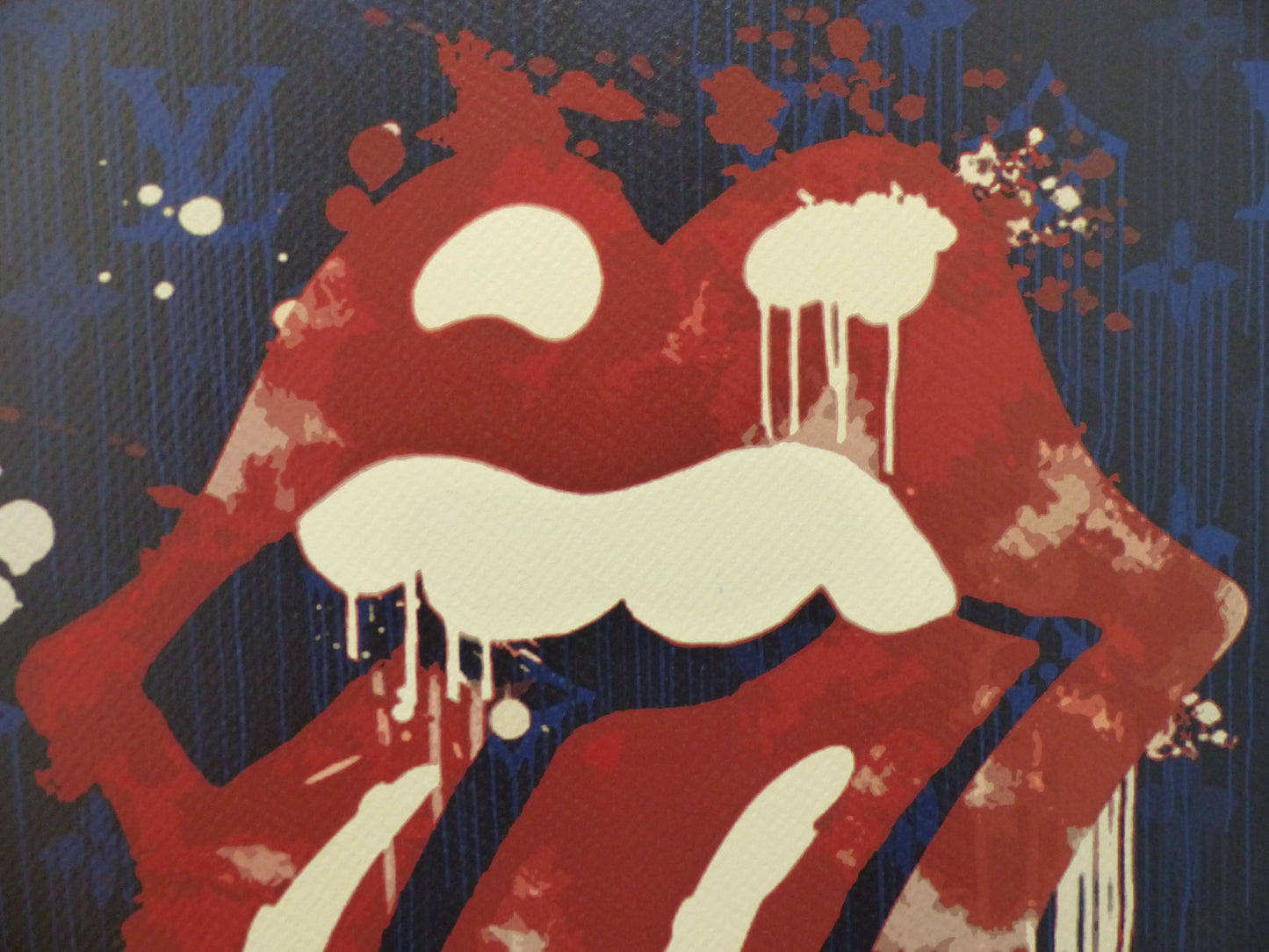 DEATH NYC "GERAHMT" Lithografie limitiert "Rolling Stones" 3D Siegel Zertifikat