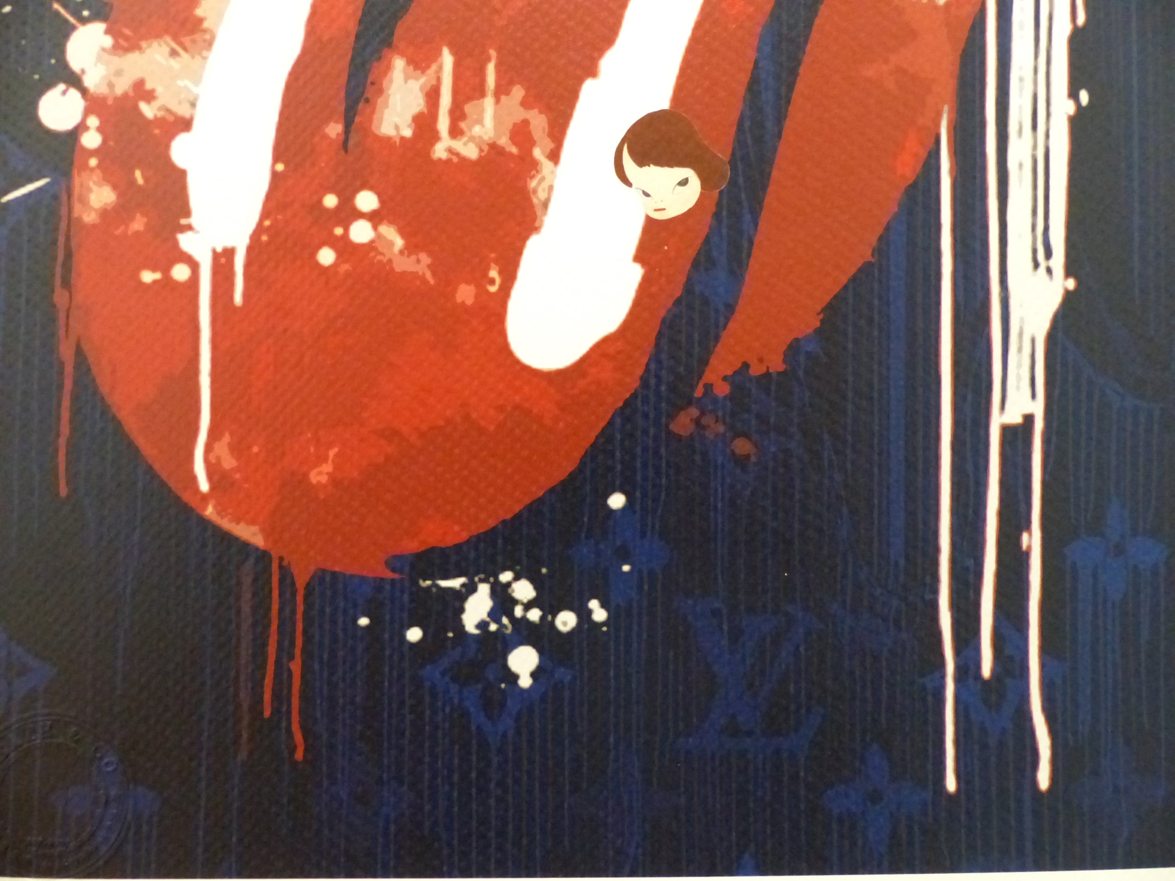 DEATH NYC "GERAHMT" Lithografie limitiert "Rolling Stones" 3D Siegel Zertifikat