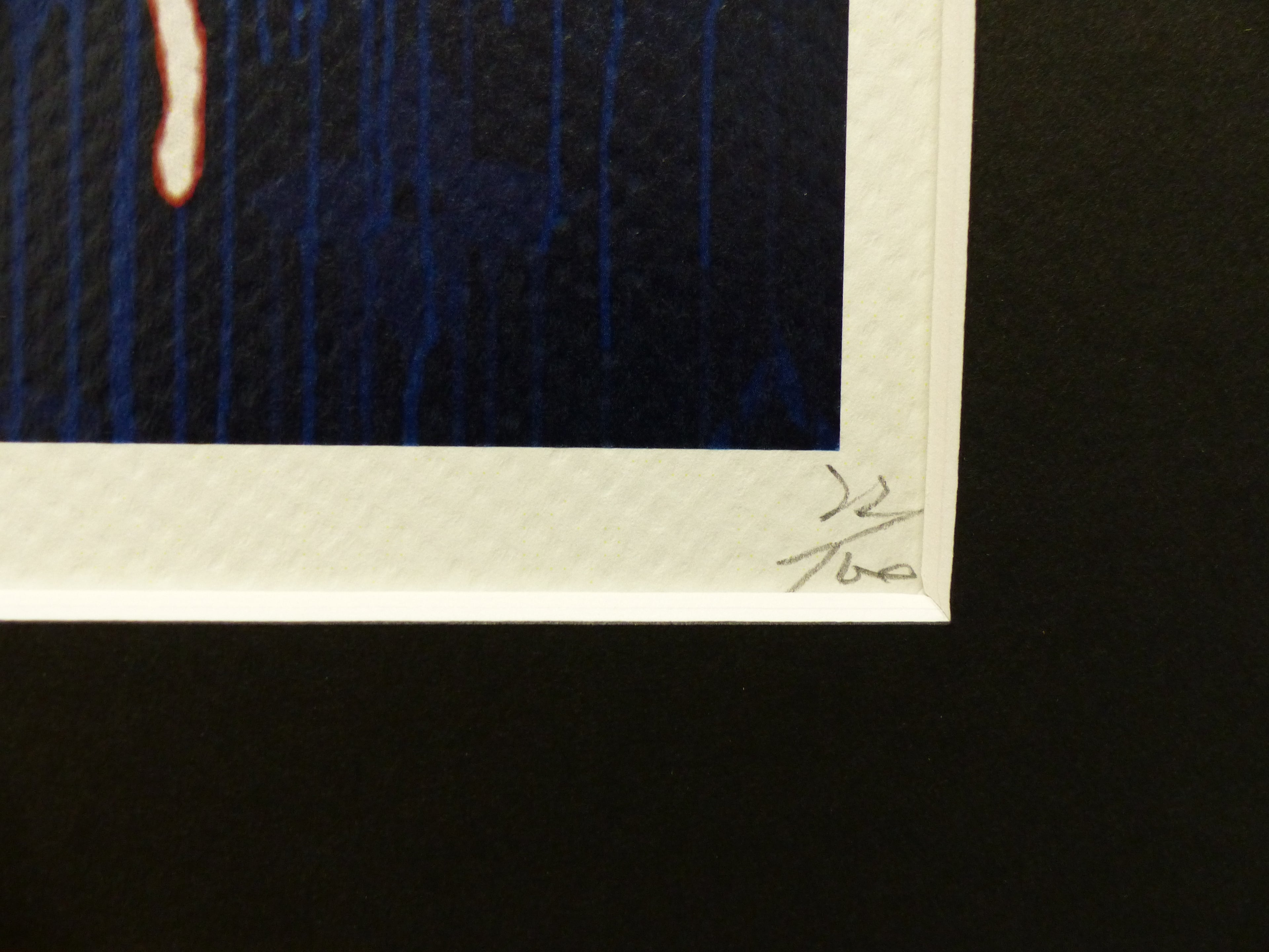 DEATH NYC "GERAHMT" Lithografie limitiert "Rolling Stones" 3D Siegel Zertifikat