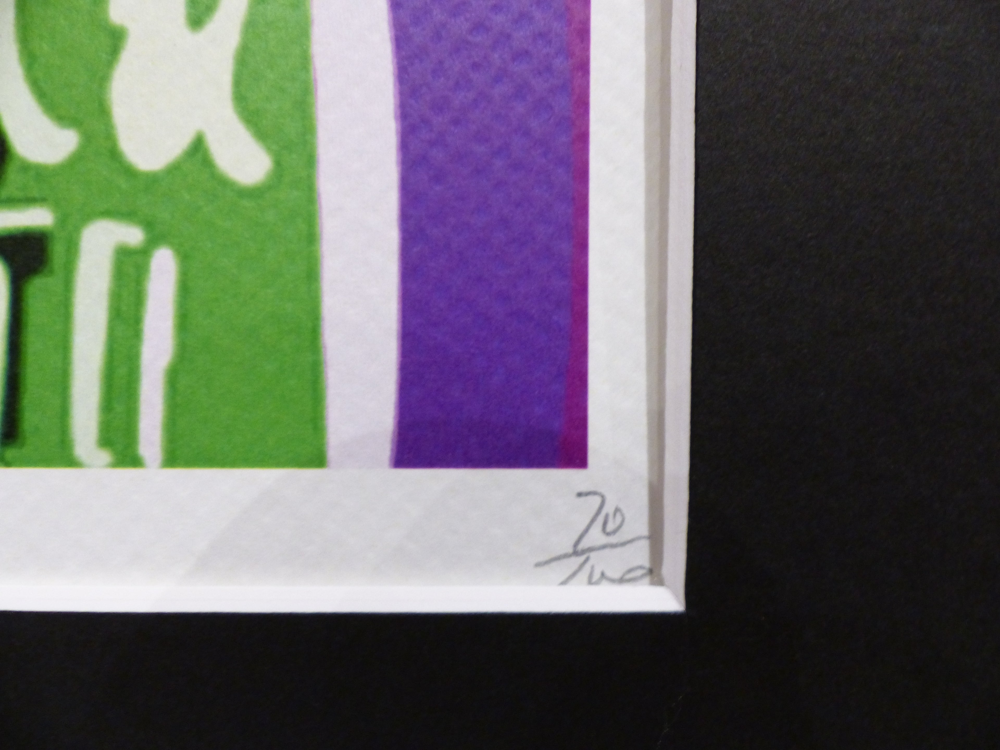 DEATH NYC fertig gerahmte Lithografie ltd. Edition of 100  "Coca-Cola" 3D Siegel u COA