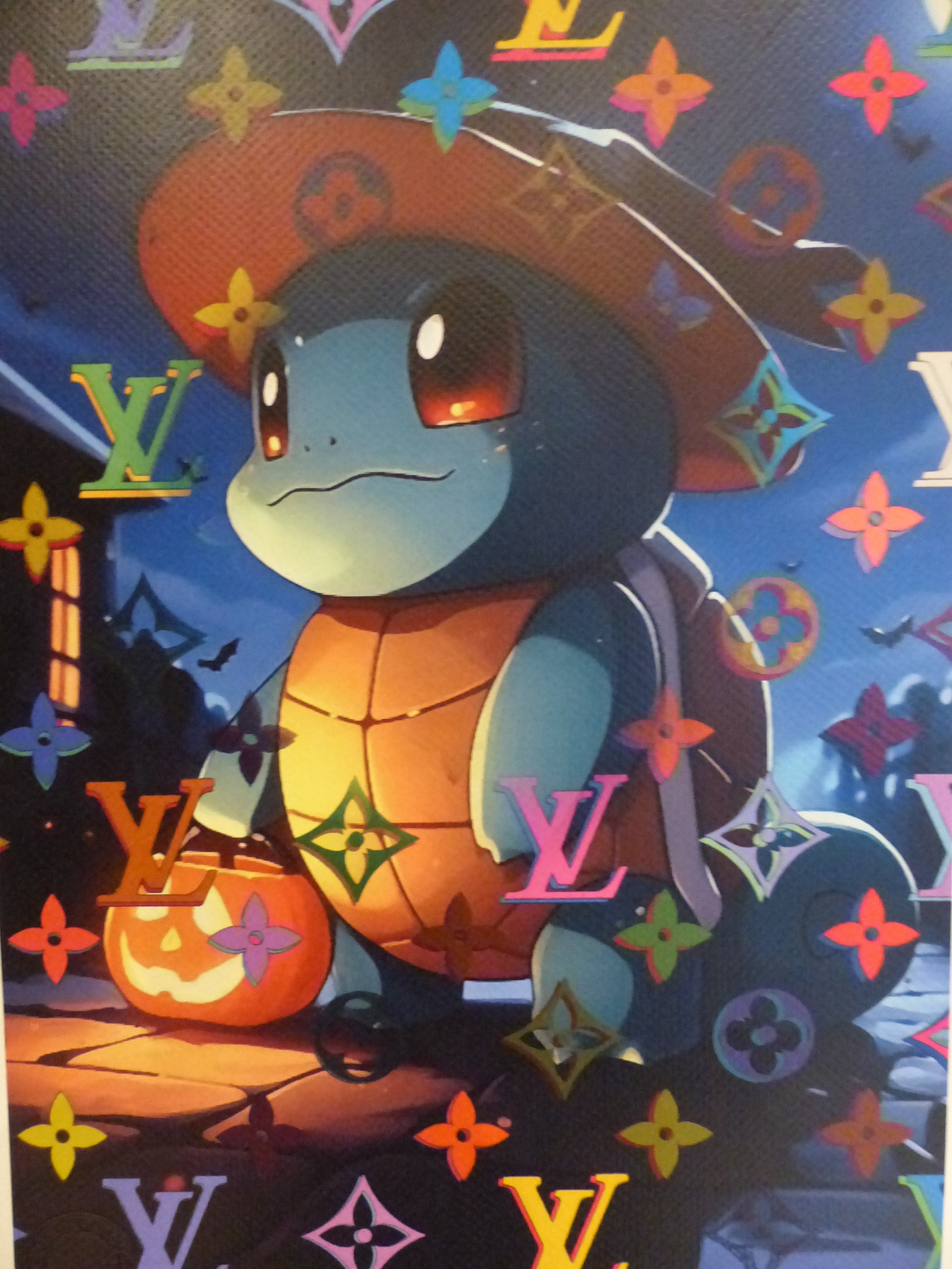 DEATH NYC gerahmte Lithografie ltd. Edit. of 100  "Super Mario Toad" 3D Siegel COA