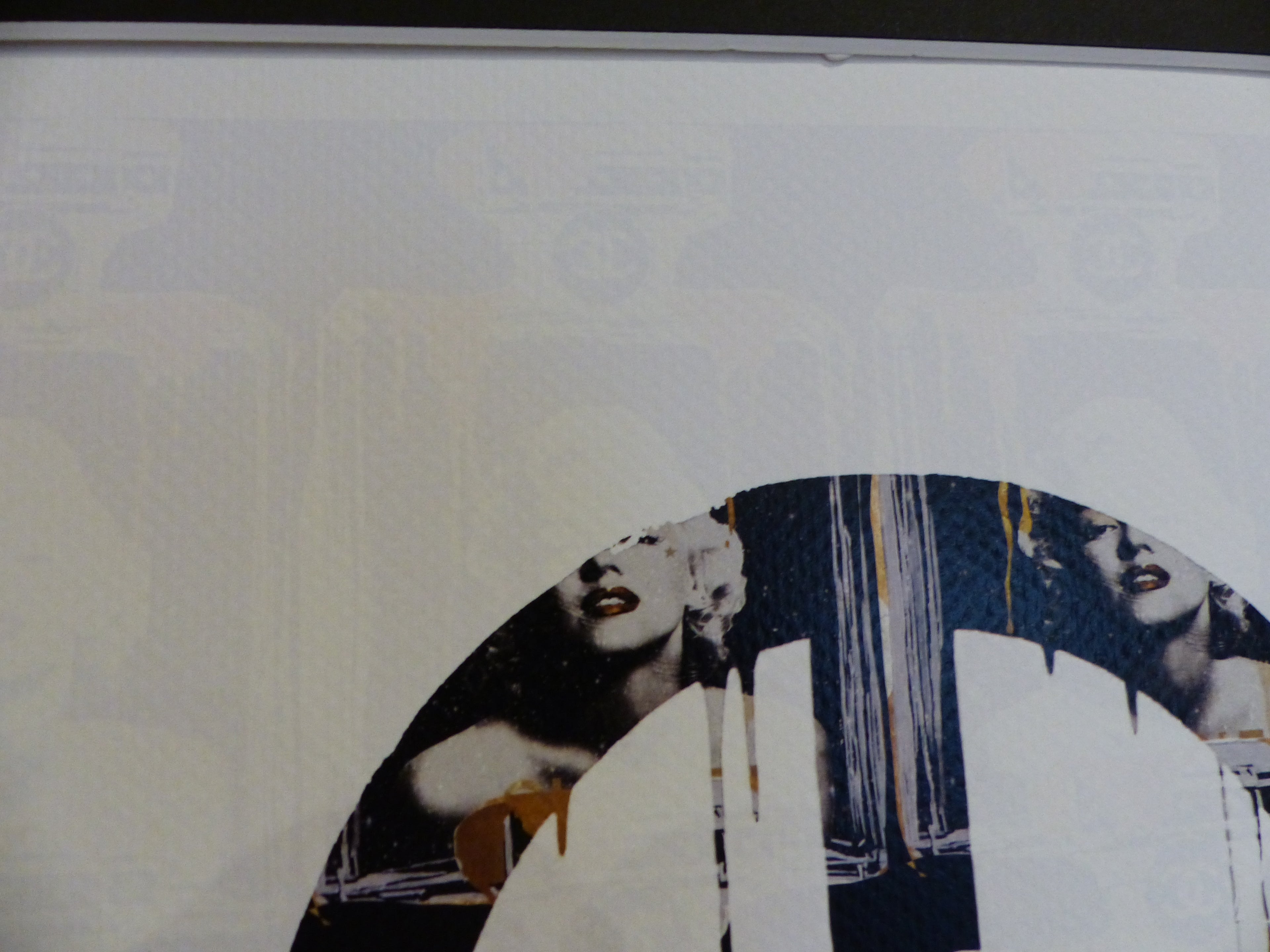 DEATH NYC fertig gerahmte Lithografie ltd.Edition "Peace Soldier Banksy II" 3D Siegel und COA