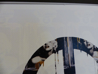 DEATH NYC fertig gerahmte Lithografie ltd.Edition "Peace Soldier Banksy II" 3D Siegel und COA