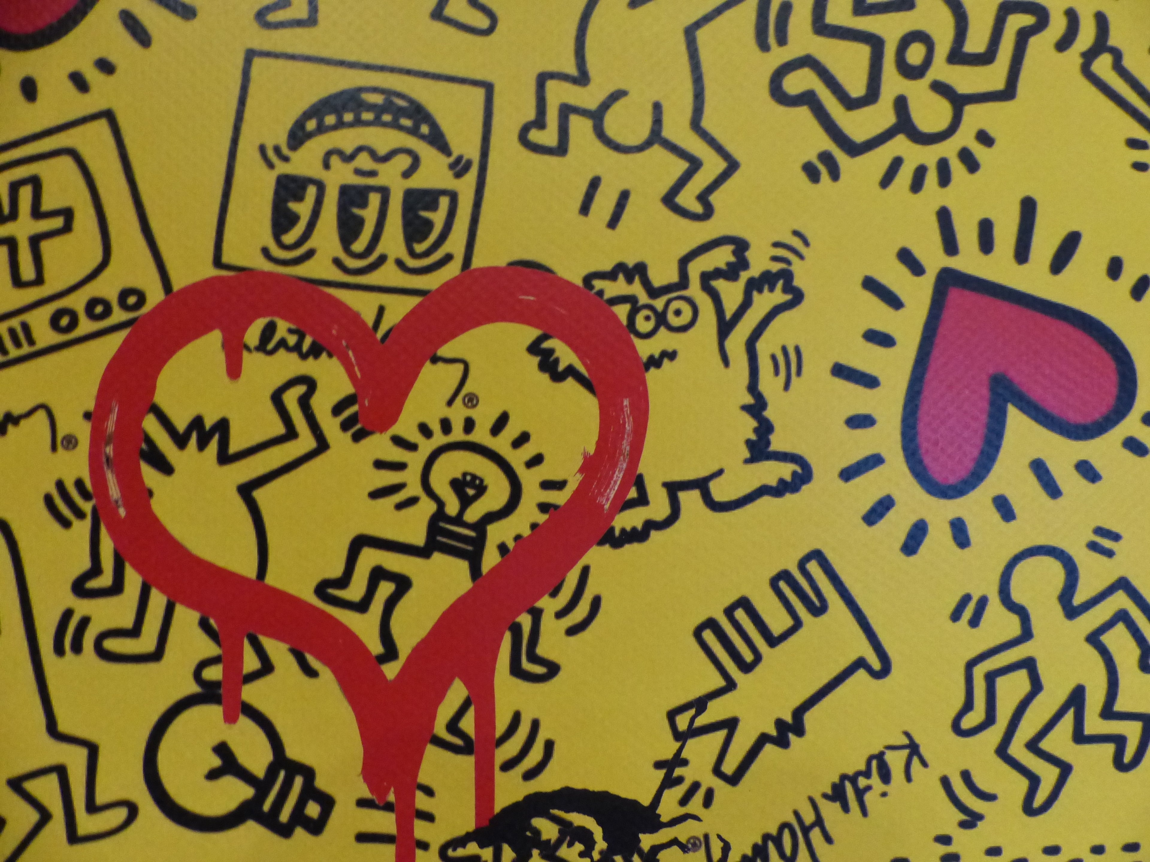 DEATH NYC fertig gerahmte Lithografie ltd.Edit. of 100 "Banksy Love Rat KeithHaring" 3D Siegel and COA