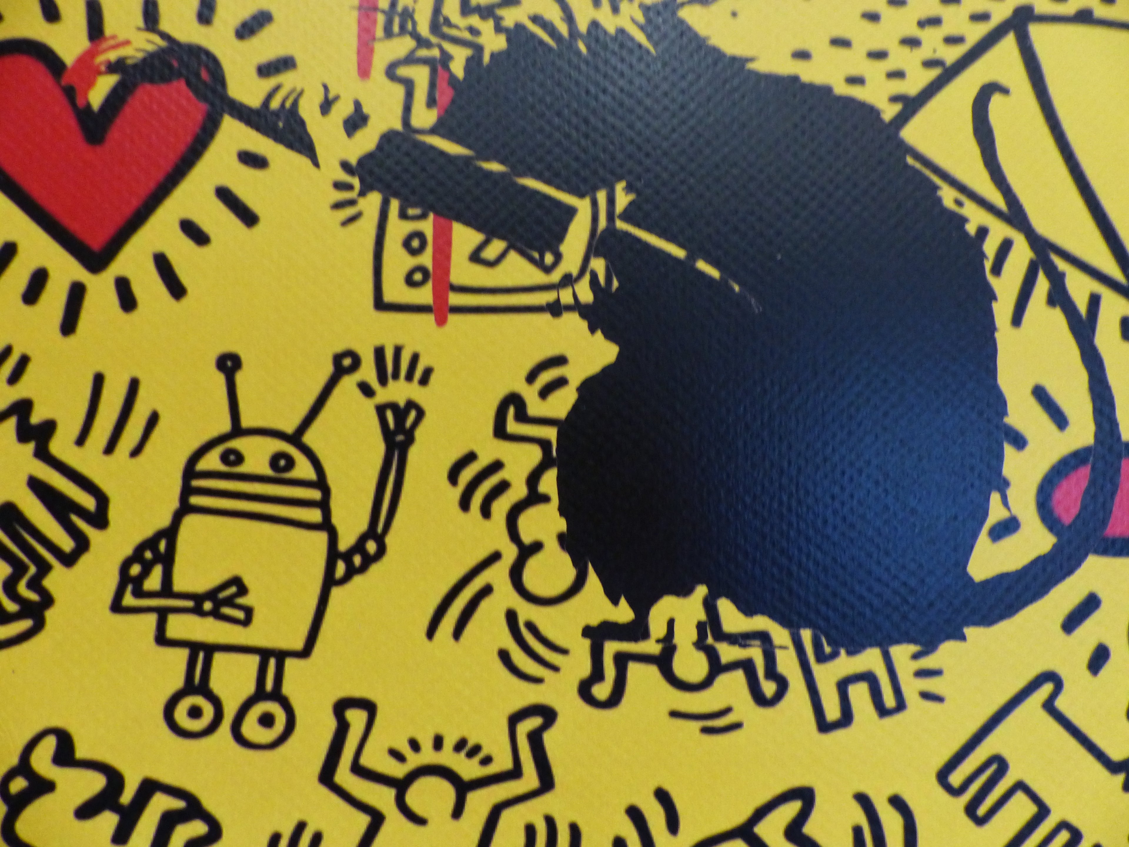 DEATH NYC fertig gerahmte Lithografie ltd.Edit. of 100 "Banksy Love Rat KeithHaring" 3D Siegel and COA
