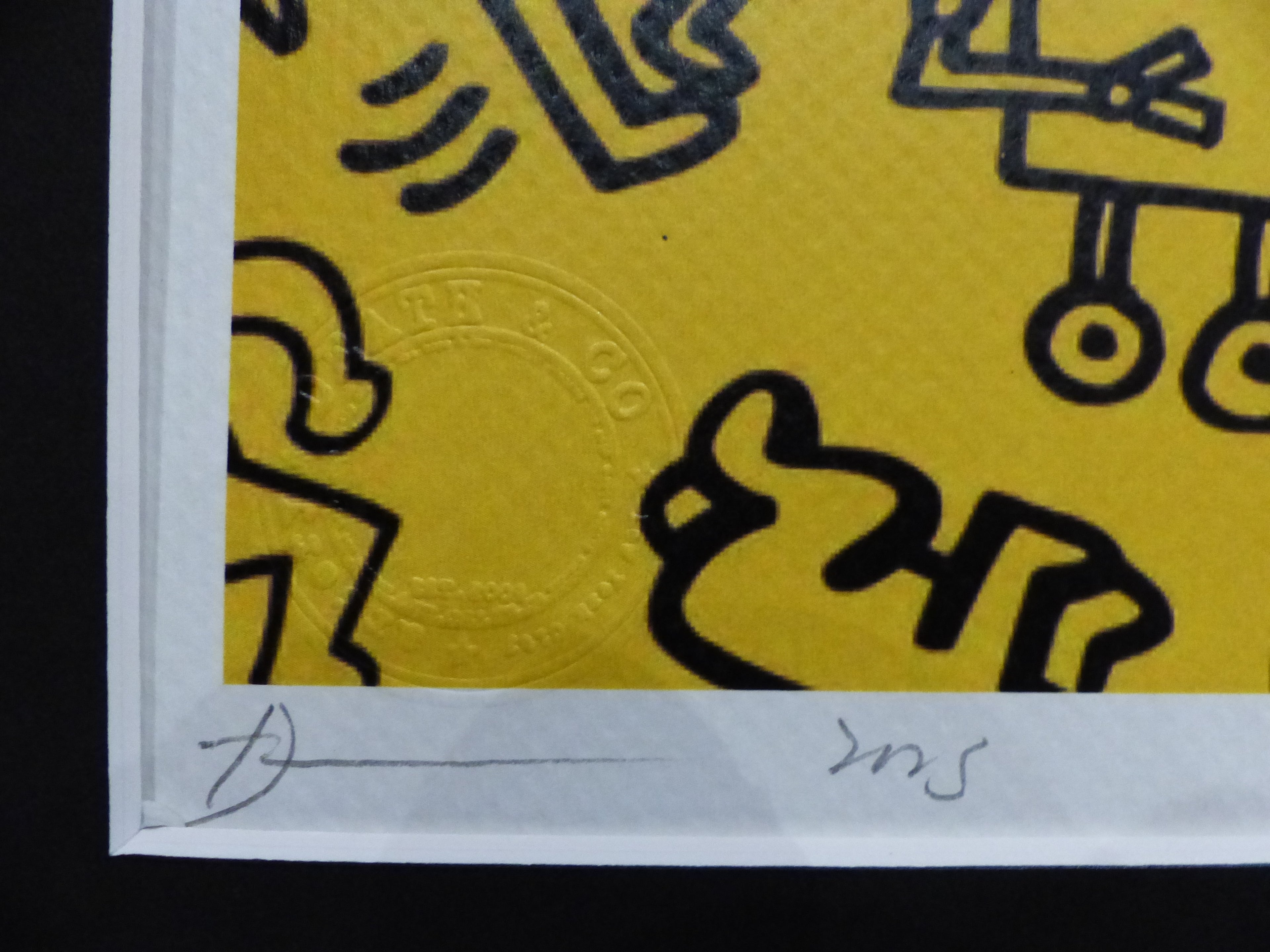DEATH NYC fertig gerahmte Lithografie ltd.Edit. of 100 "Banksy Love Rat KeithHaring" 3D Siegel and COA