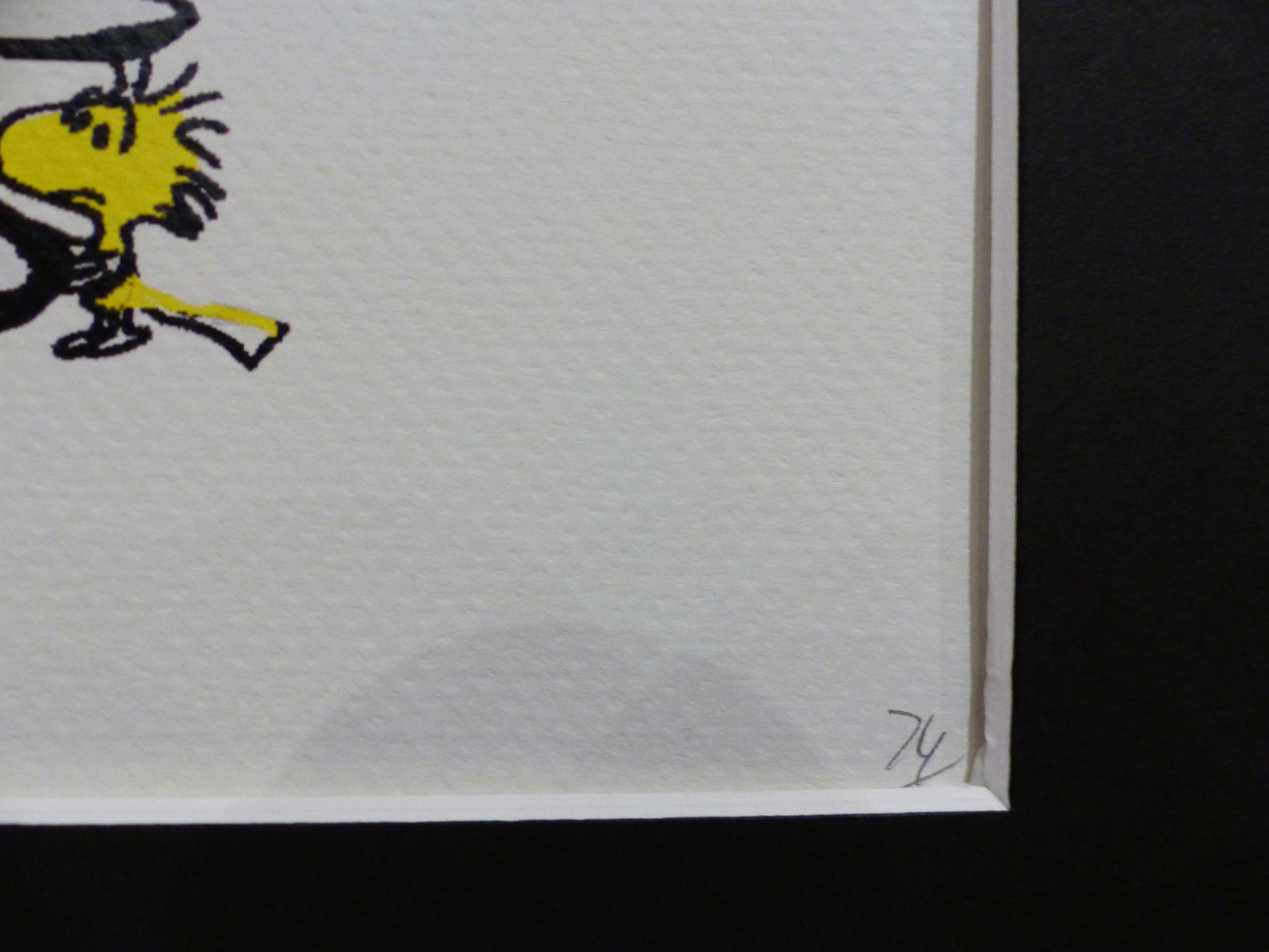 DEATH NYC fertig gerahmte Lithografie ltd. Edit. of 100 "Angry Snoopy" 3D-Siegel and COA