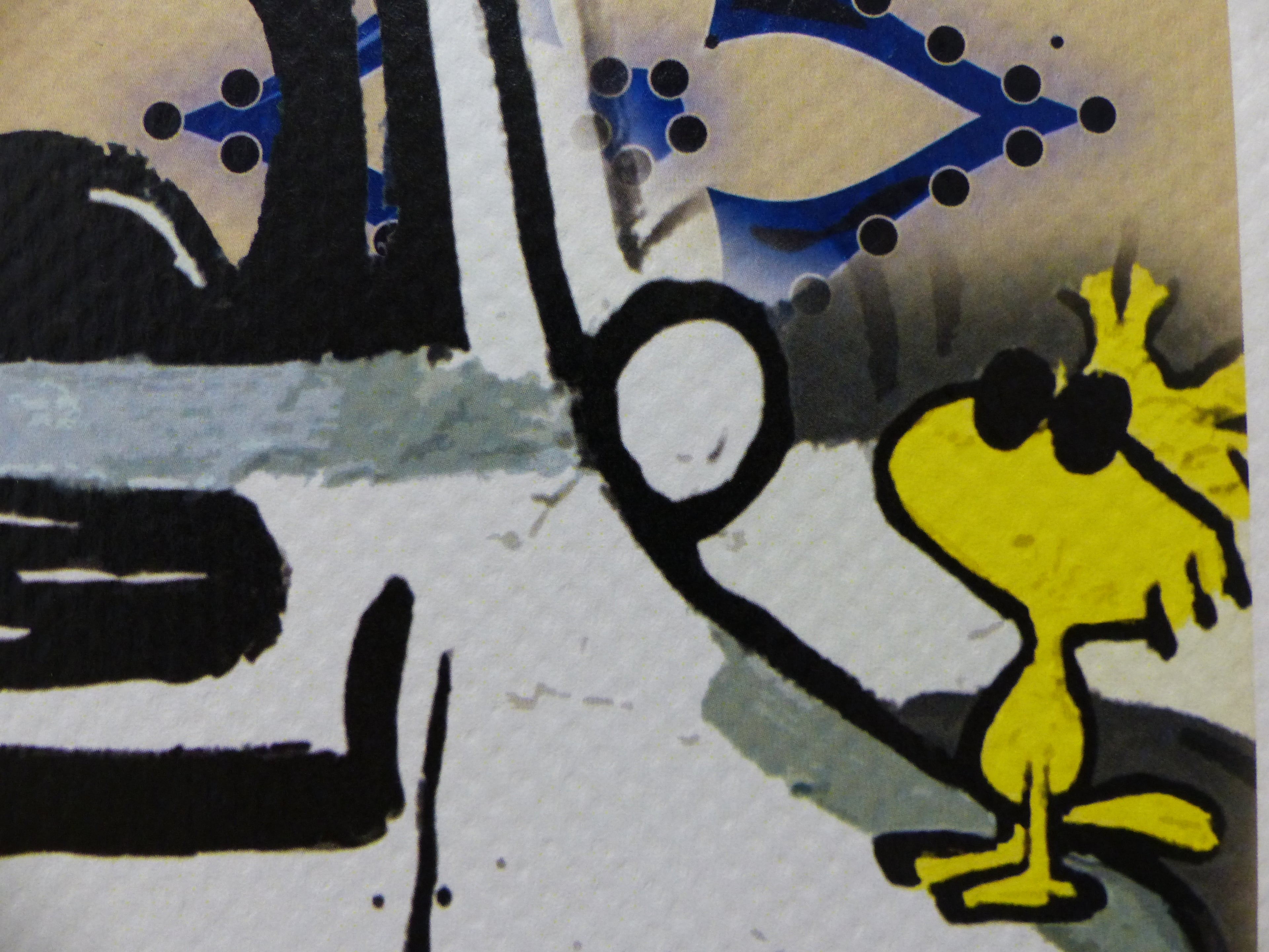 DEATH NYC Lithographie "Snoopy with Porsche" ltd. Edition of "120" 3D Siegel und COA