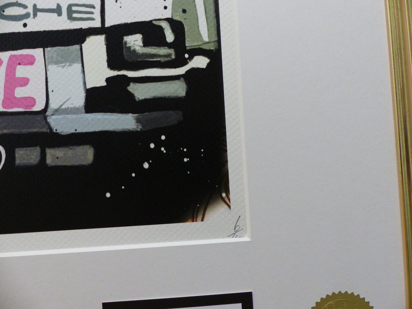 DEATH NYC Lithographie "Snoopy with Porsche" ltd. Edition of "120" 3D Siegel und COA (Kopie)