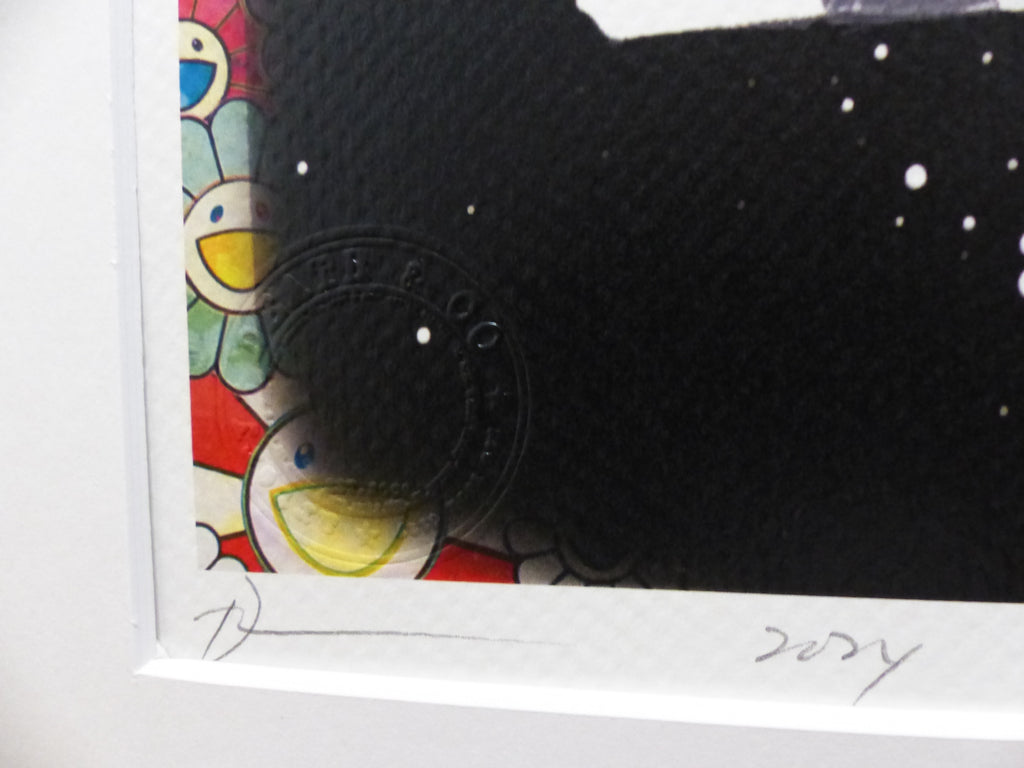 DEATH NYC Lithografie  "Snoopy with Porsche" limited Edition of "120" 3D-Siegel COA