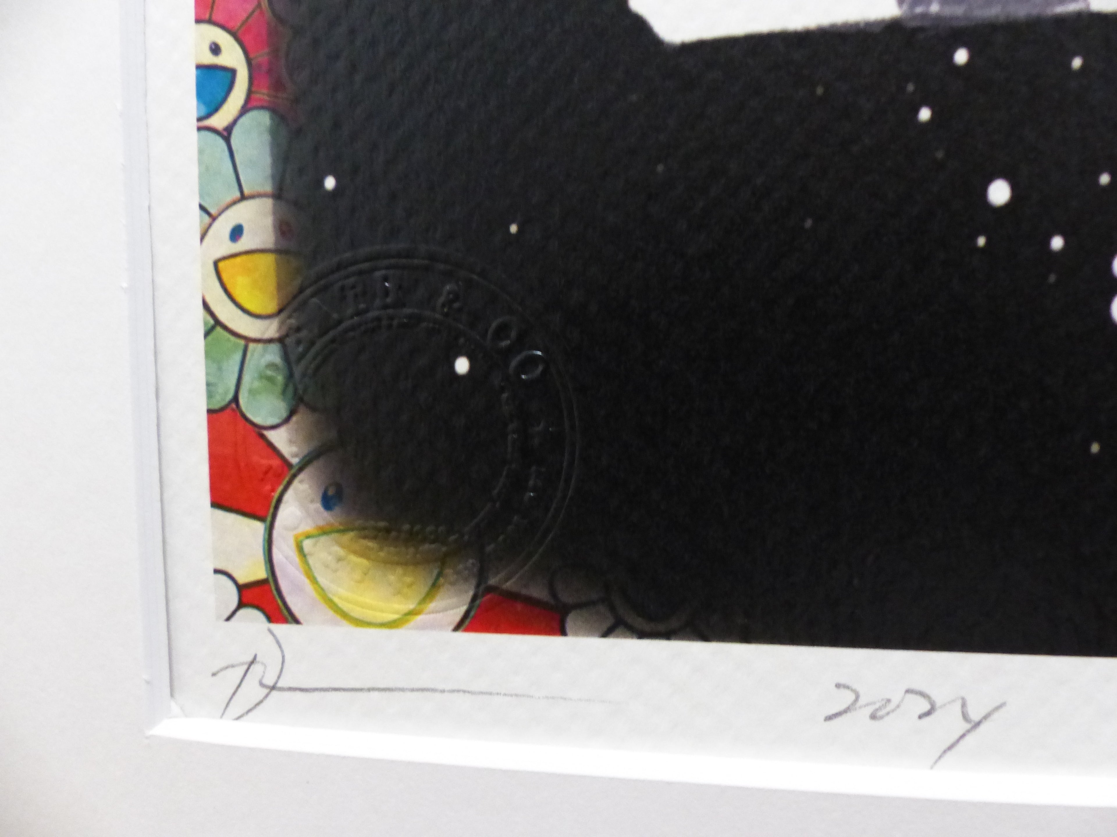 DEATH NYC Lithografie  "Snoopy with Porsche" limited Edition of "120" 3D-Siegel COA