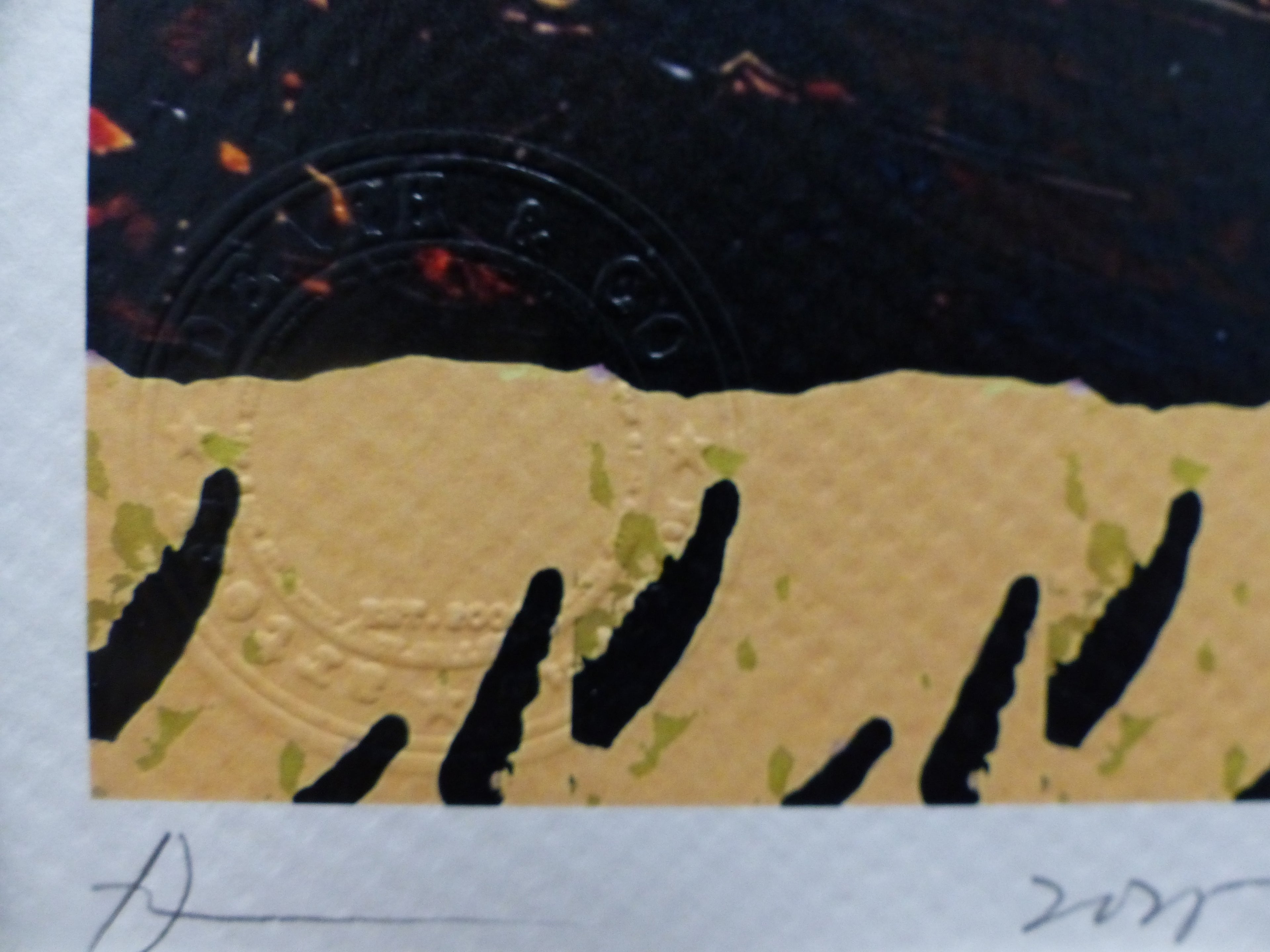 DEATH NYC fertig gerahmte Lithografie ltd.Edit. of 100 "Charly Brown and Snoopy" 3D Siegel
