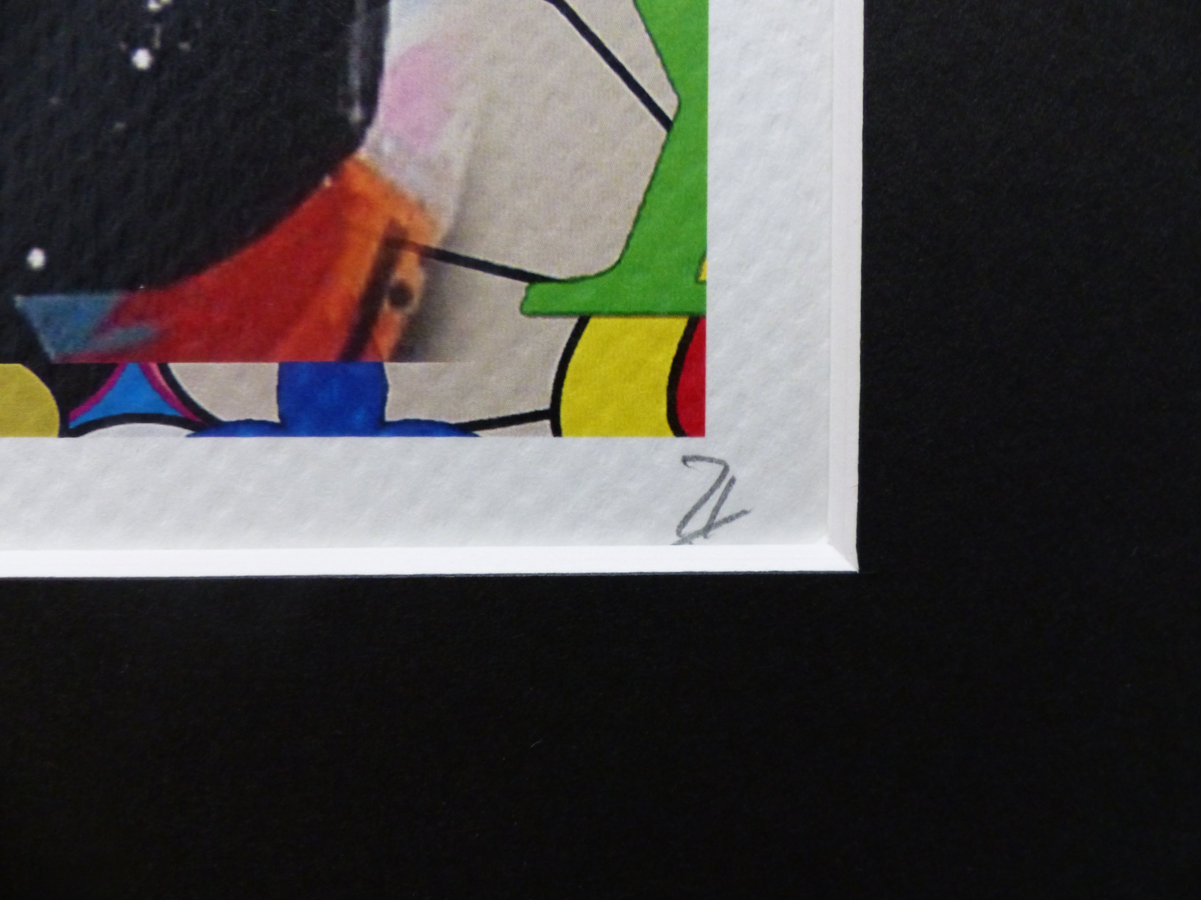 DEATH NYC Lithografie im wertigen Holzrahmen ltd.Edit. of 120 "Snoopy Porsche" 3D Siegel COA