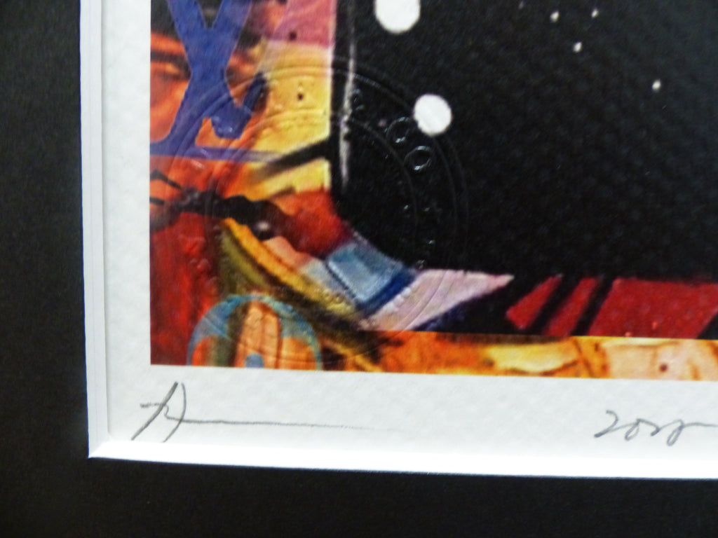 DEATH NYC "im wertigen Holzrahmen" Lithografie ltd.Edit. of "120" "Porsche" 3D Siegel