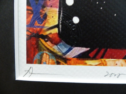 DEATH NYC "im wertigen Holzrahmen" Lithografie ltd.Edit. of "120" "Porsche" 3D Siegel