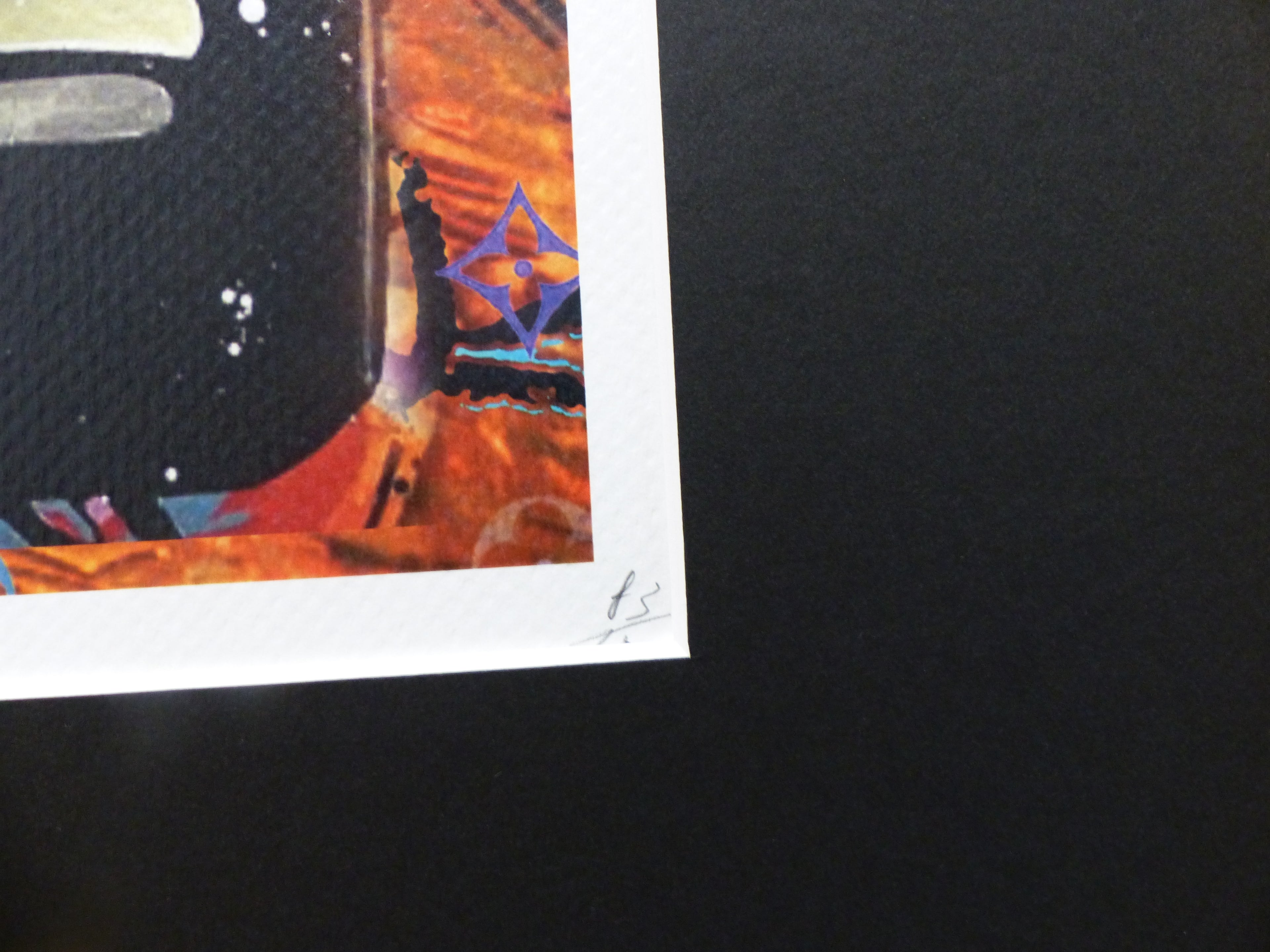 DEATH NYC "im wertigen Holzrahmen" Lithografie ltd.Edit. of "120" "Porsche" 3D Siegel