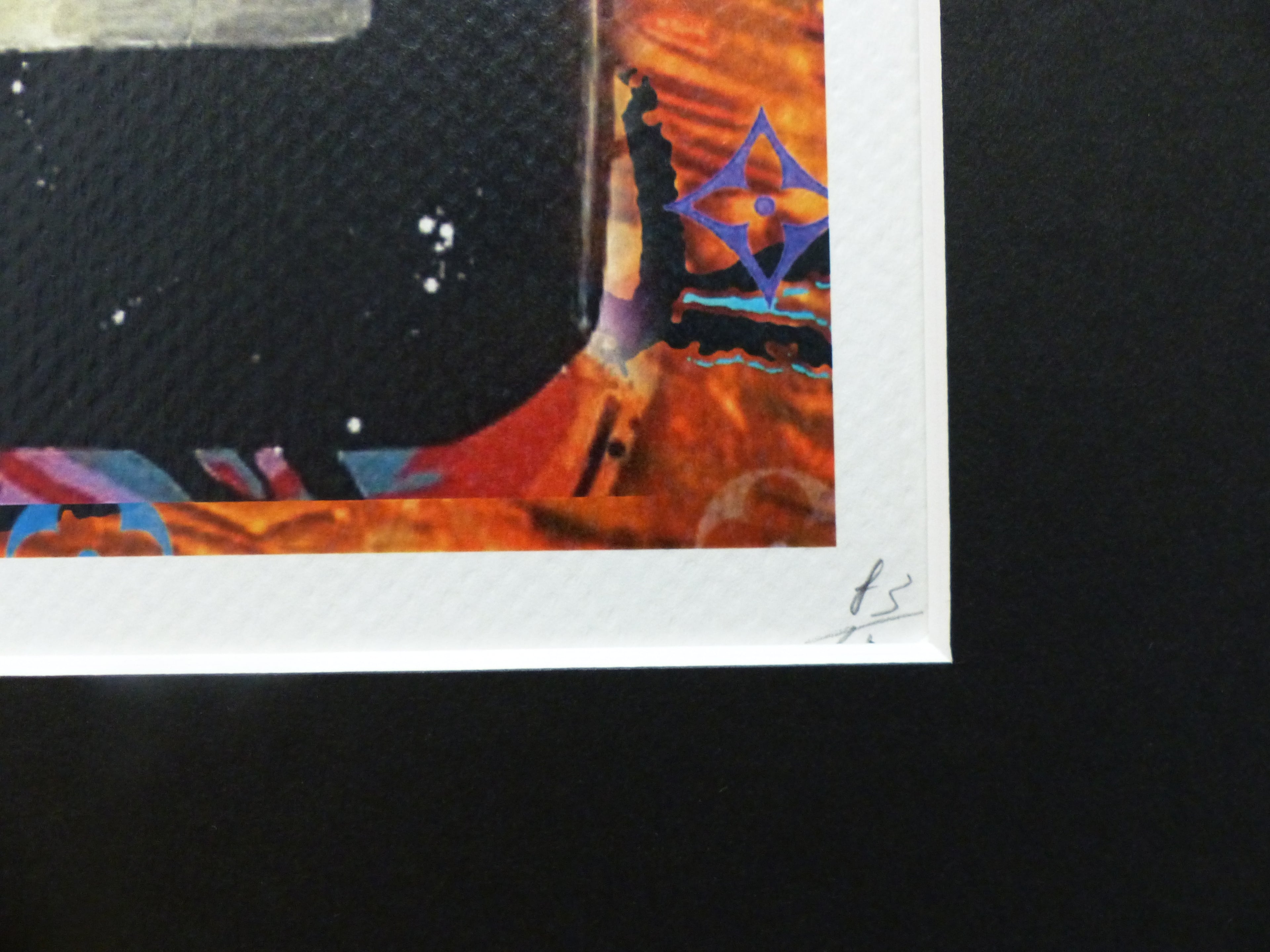 DEATH NYC "im wertigen Holzrahmen" Lithografie ltd.Edit. of "120" "Porsche" 3D Siegel