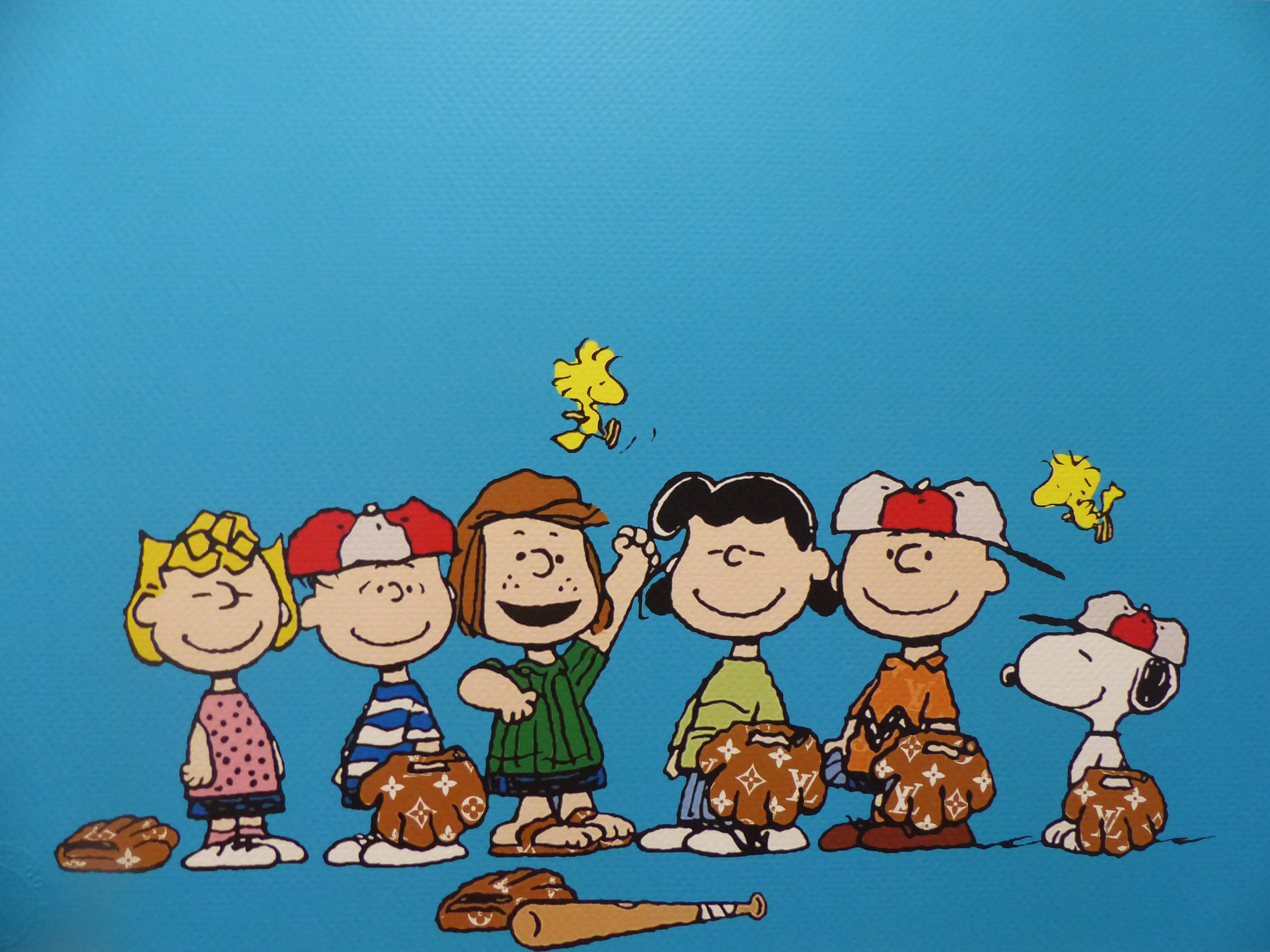 DEATH NYC "GERAHMT" Lithografie ltd. edition of 100 C.O.A. "Snoopy and friends"