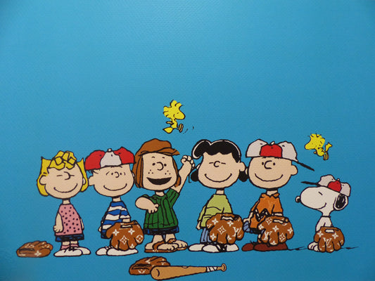 DEATH NYC "GERAHMT" Lithografie ltd. edition of 100 C.O.A. "Snoopy and friends"