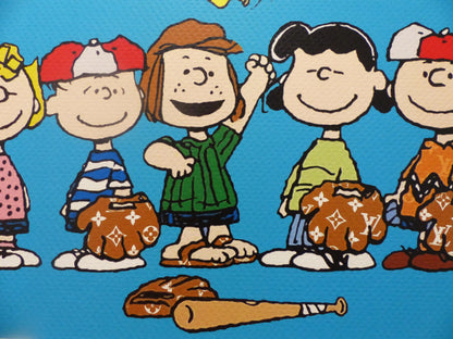 DEATH NYC "GERAHMT" Lithografie ltd. edition of 100 C.O.A. "Snoopy and friends"