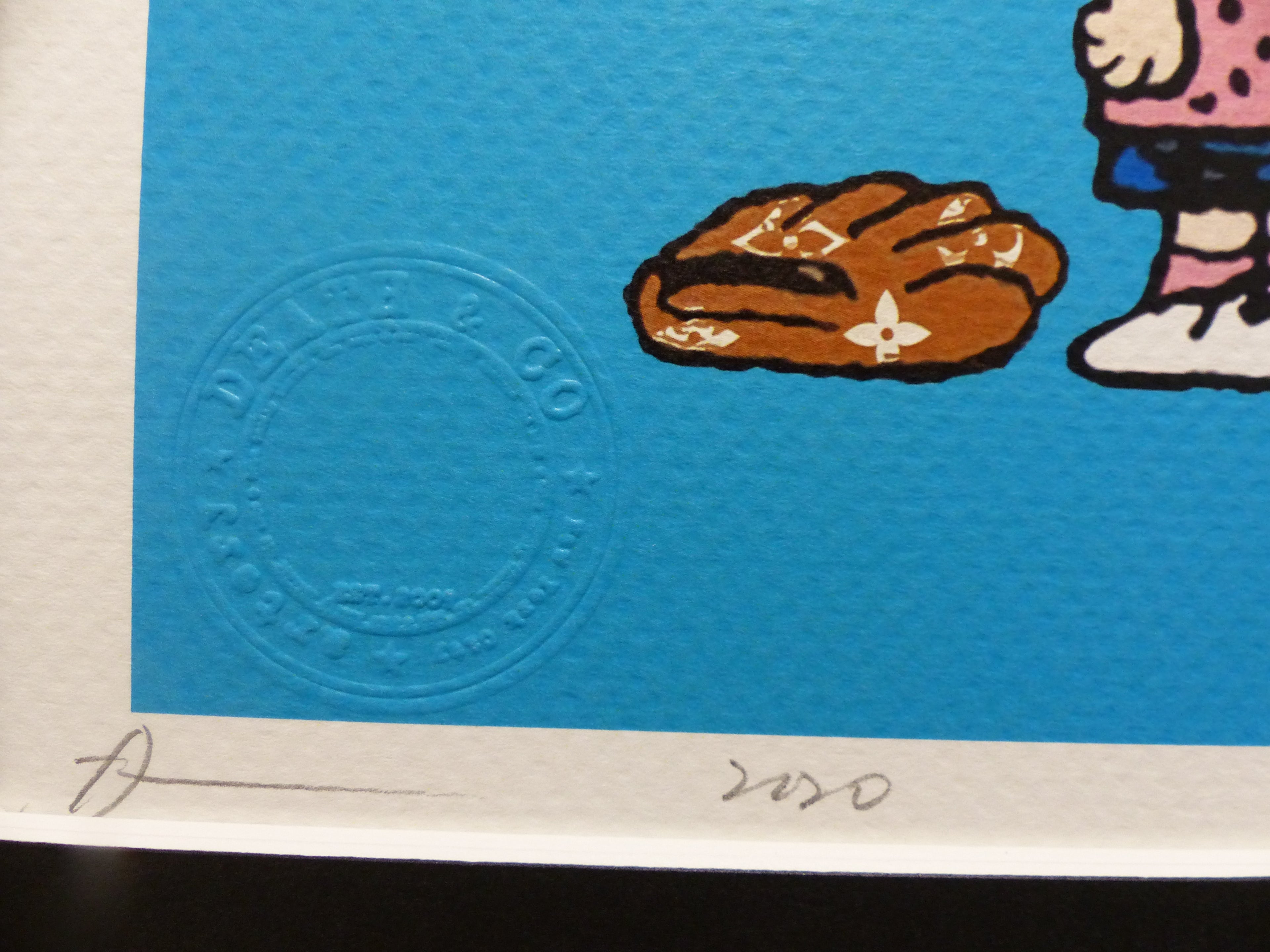 DEATH NYC "GERAHMT" Lithografie ltd. edition of 100 C.O.A. "Snoopy and friends"