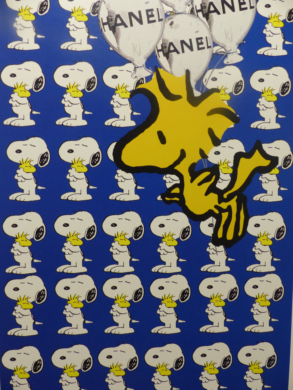 DEATH NYC "GERAHMT" Lithografie ltd.Edit. of 100 "Snoopy and Woodstock" 3D Siegel COA