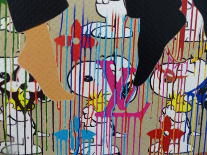 DEATH NYC "Pulp Fiction" Lithografie fertig gerahmt limited Edition of 120 "Pulp Fiction" 3D Siegel COA