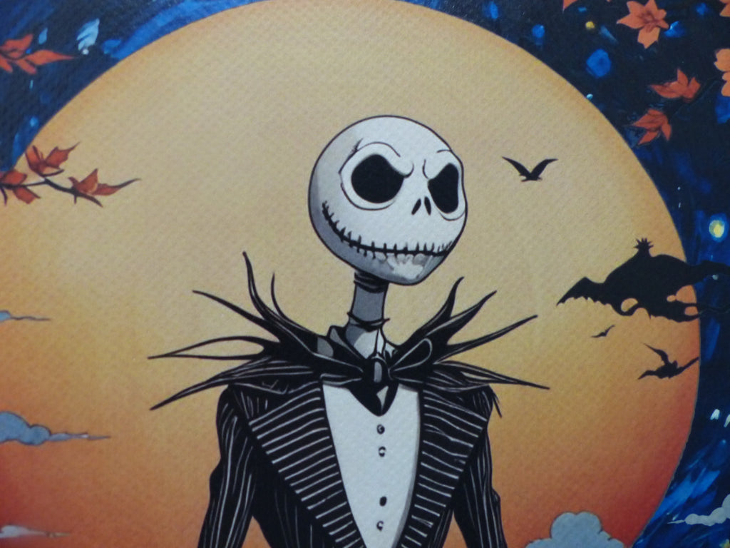 DEATH NYC "GERAHMT" Lithografie ltd.Edit. of 100 "Tim Burton" 3D Siegel COA