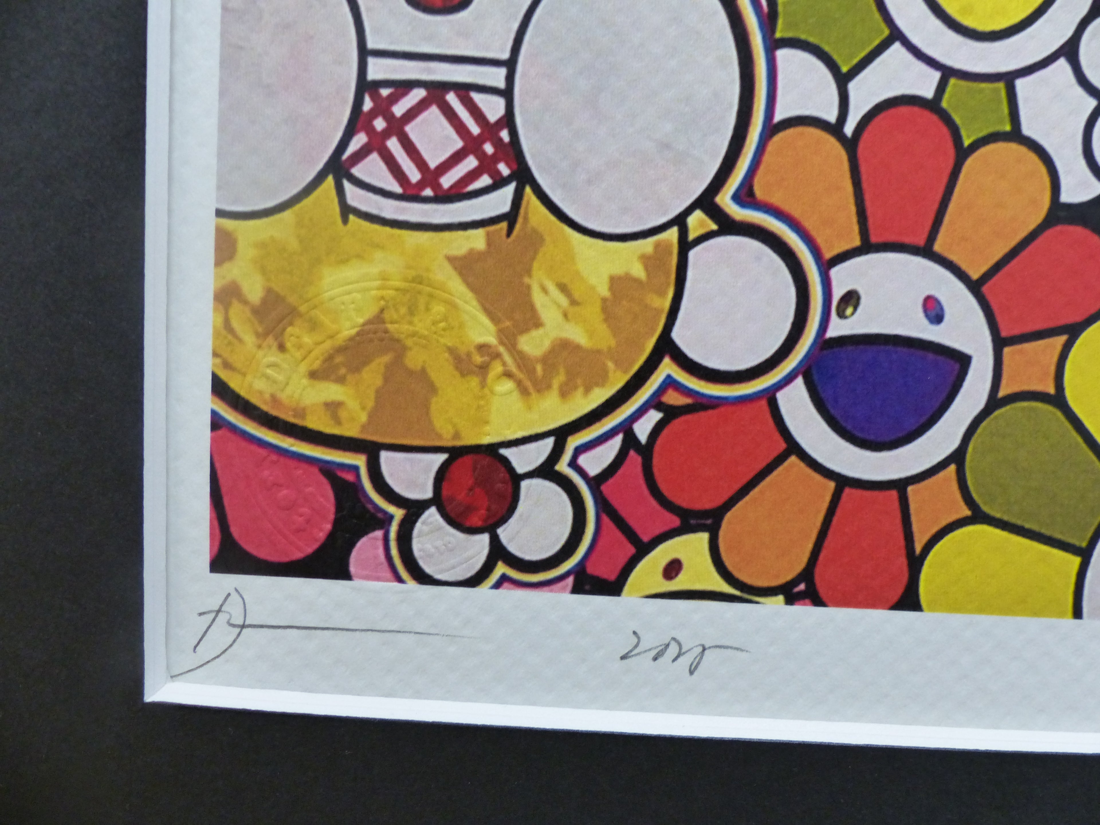 DEATH NYC "GERAHMT" Lithografie ltd.Edit. of 120 "Keith Haring" 3D Siegel COA