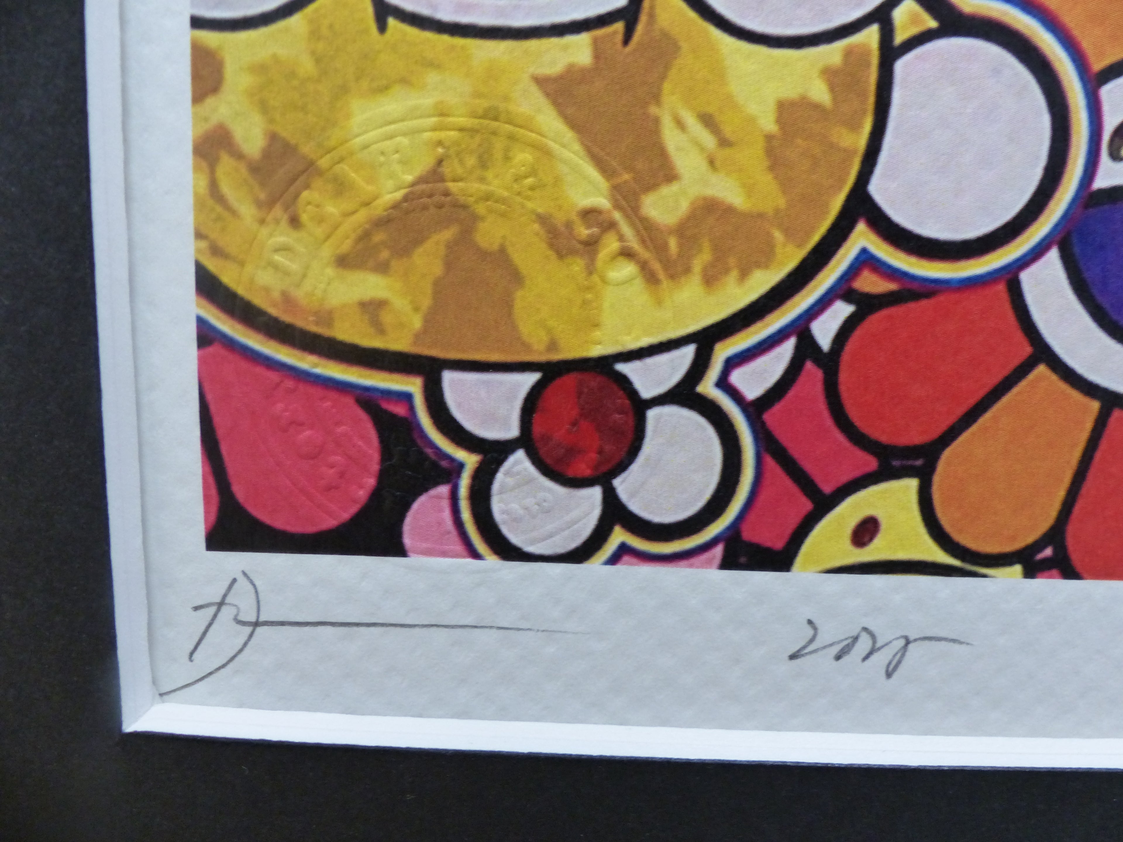 DEATH NYC "GERAHMT" Lithografie ltd.Edit. of 120 "Keith Haring" 3D Siegel COA