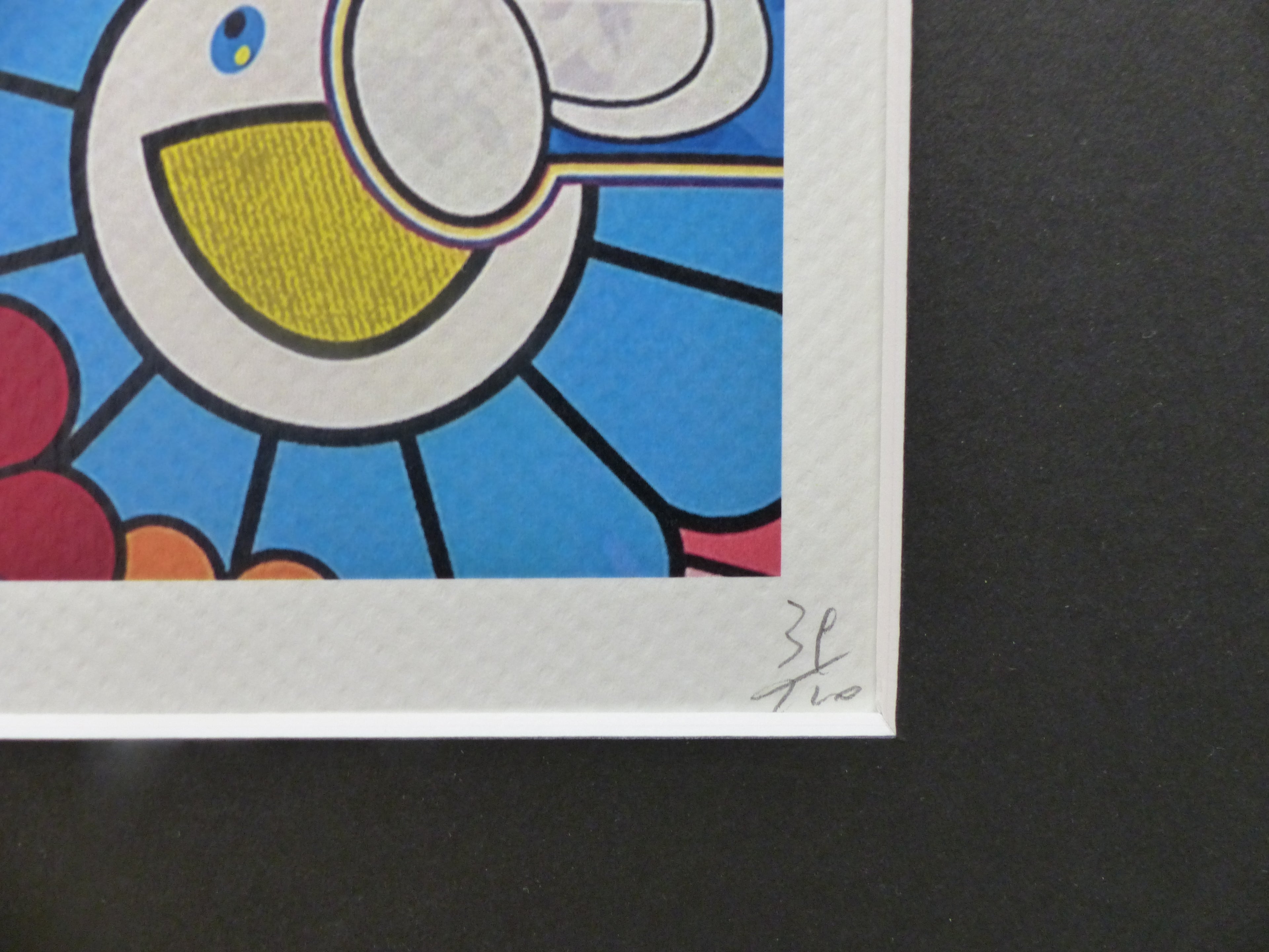 DEATH NYC "GERAHMT" Lithografie ltd.Edit. of 120 "Keith Haring" 3D Siegel COA