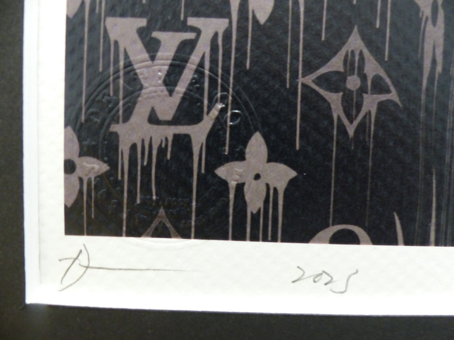 DEATH NYC "GERAHMT" Lithografie ltd.Edit. of 100 "Audemars Clock" 3D Siegel COA