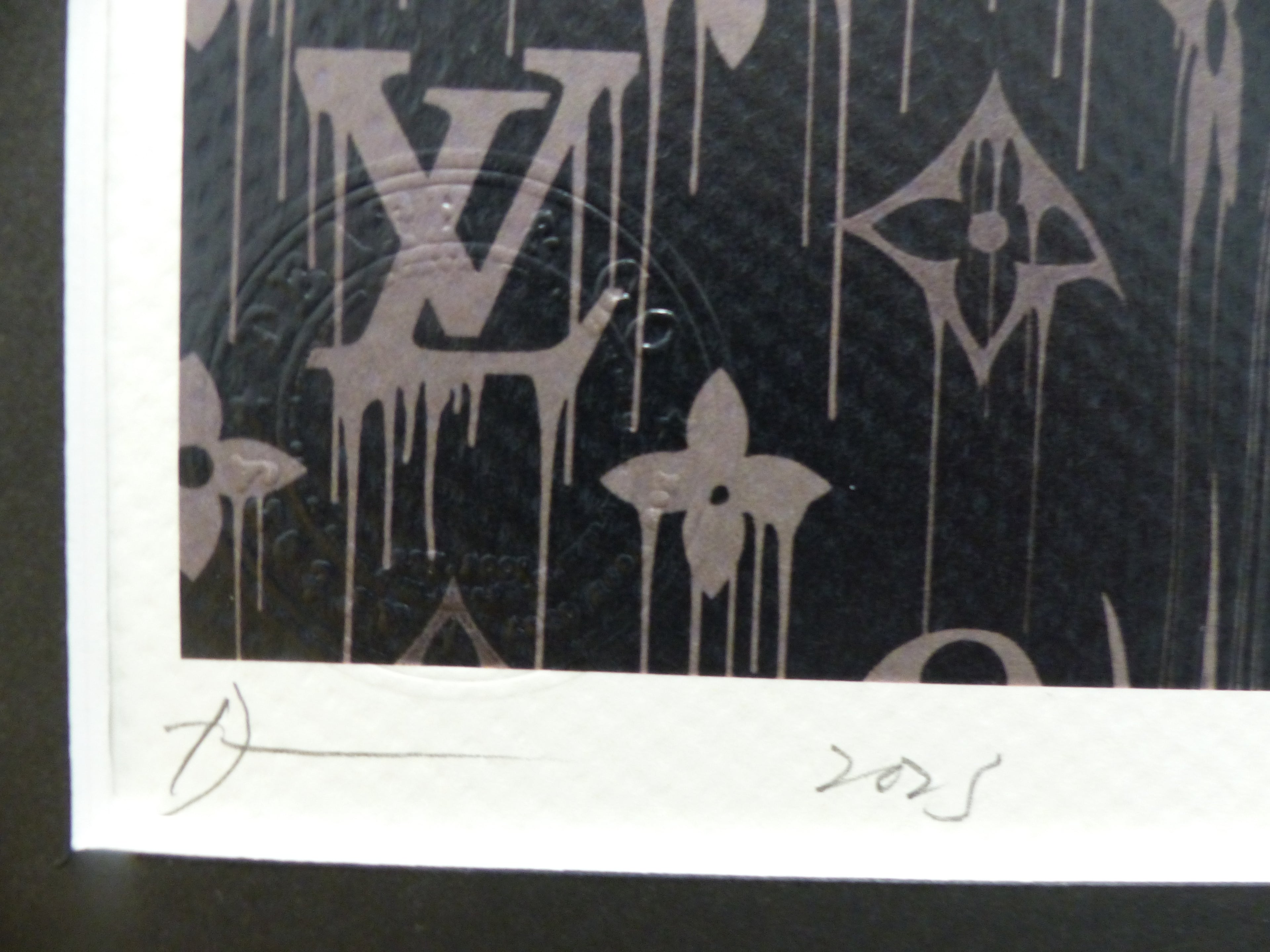 DEATH NYC "GERAHMT" Lithografie ltd.Edit. of 100 "Audemars Clock" 3D Siegel COA
