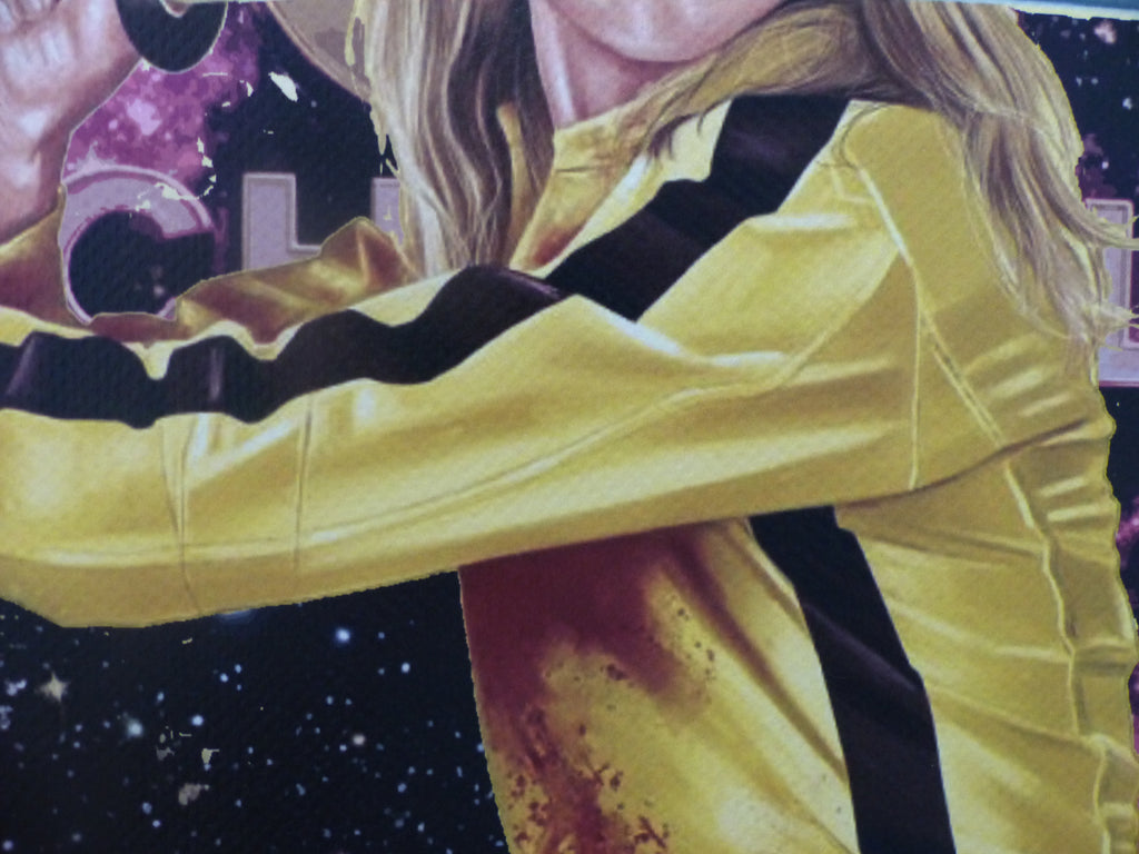 DEATH NYC "GERAHMT" Lithografie ltd.Edit. of 100 "Kill Bill Stars" 3D Siegel COA